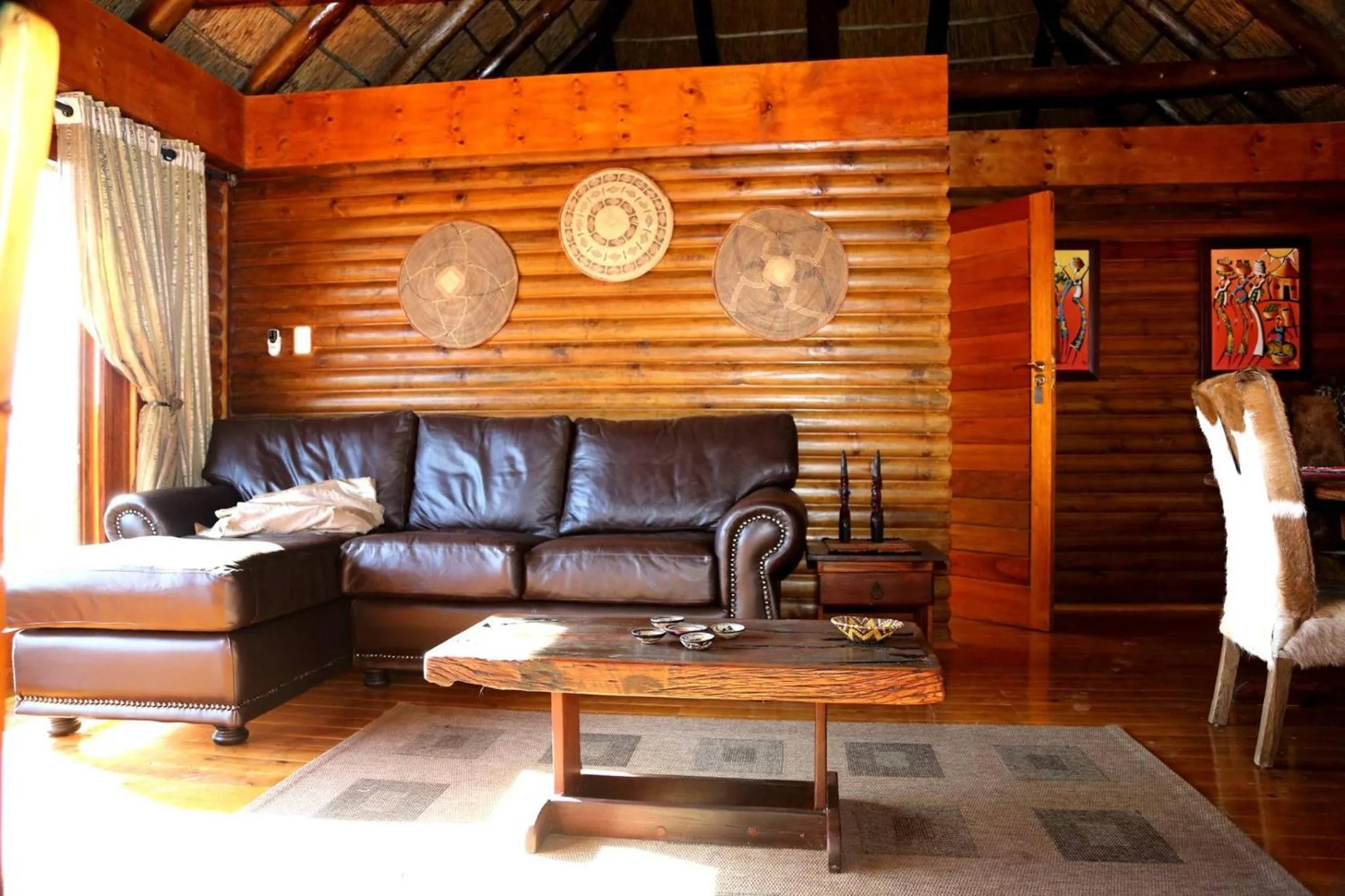 Seating area in Horseshoe Game Reserve