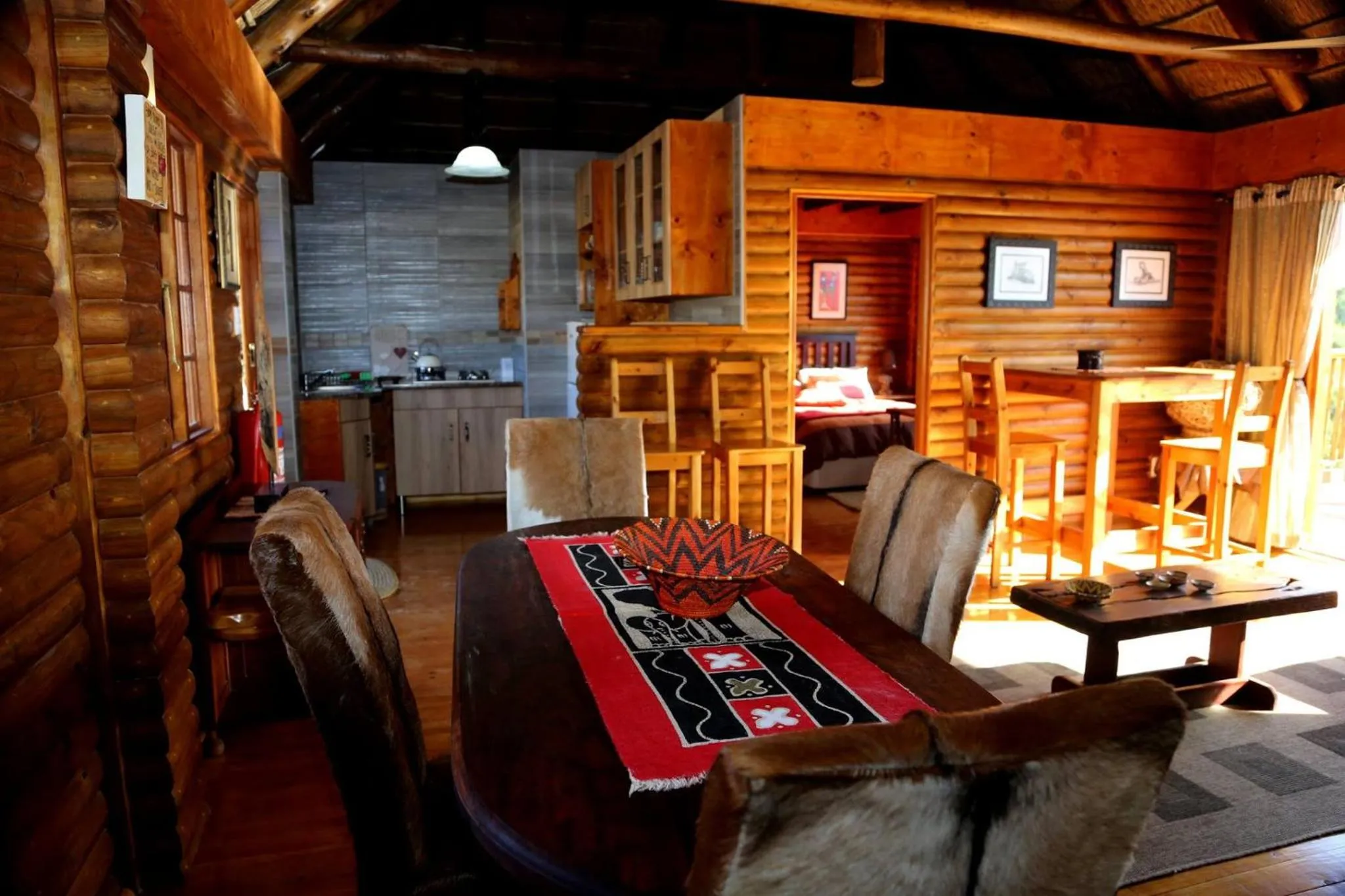 Dining area in Horseshoe Game Reserve