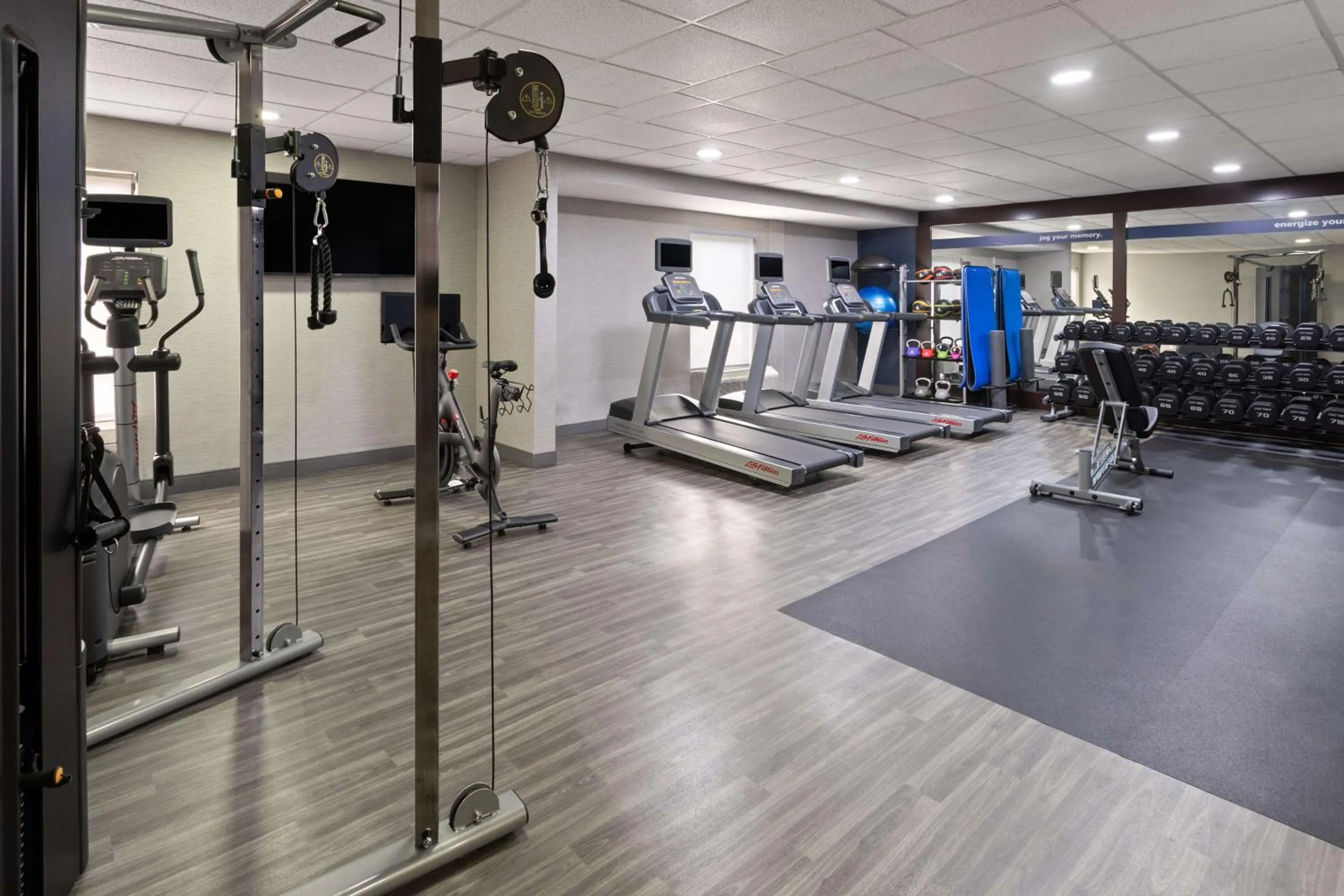 Fitness centre/facilities in Hampton Inn Atlanta/Douglasville