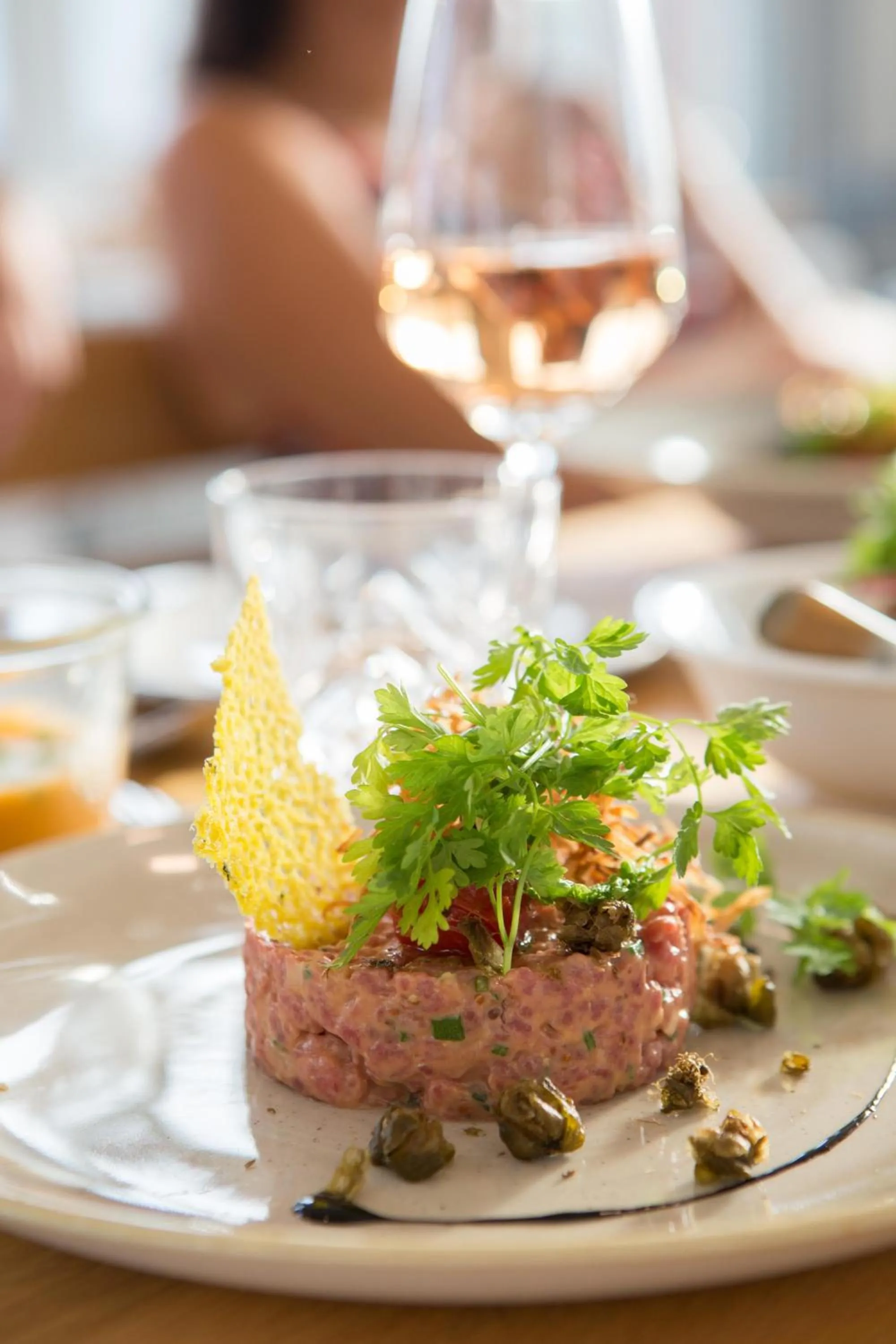 Restaurant/places to eat in Wyn. Strandhotel Sylt