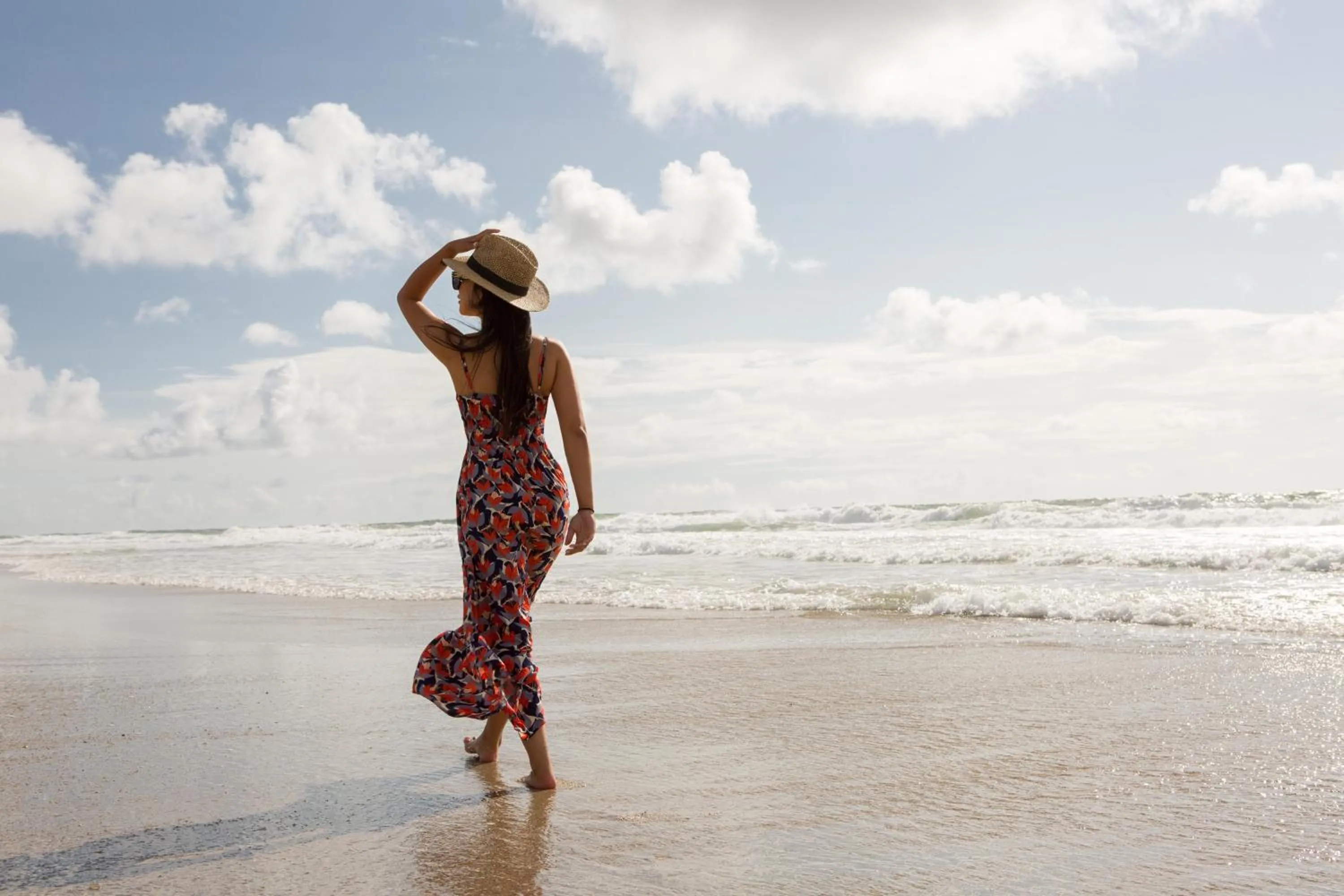 Beach in Wyn. Strandhotel Sylt