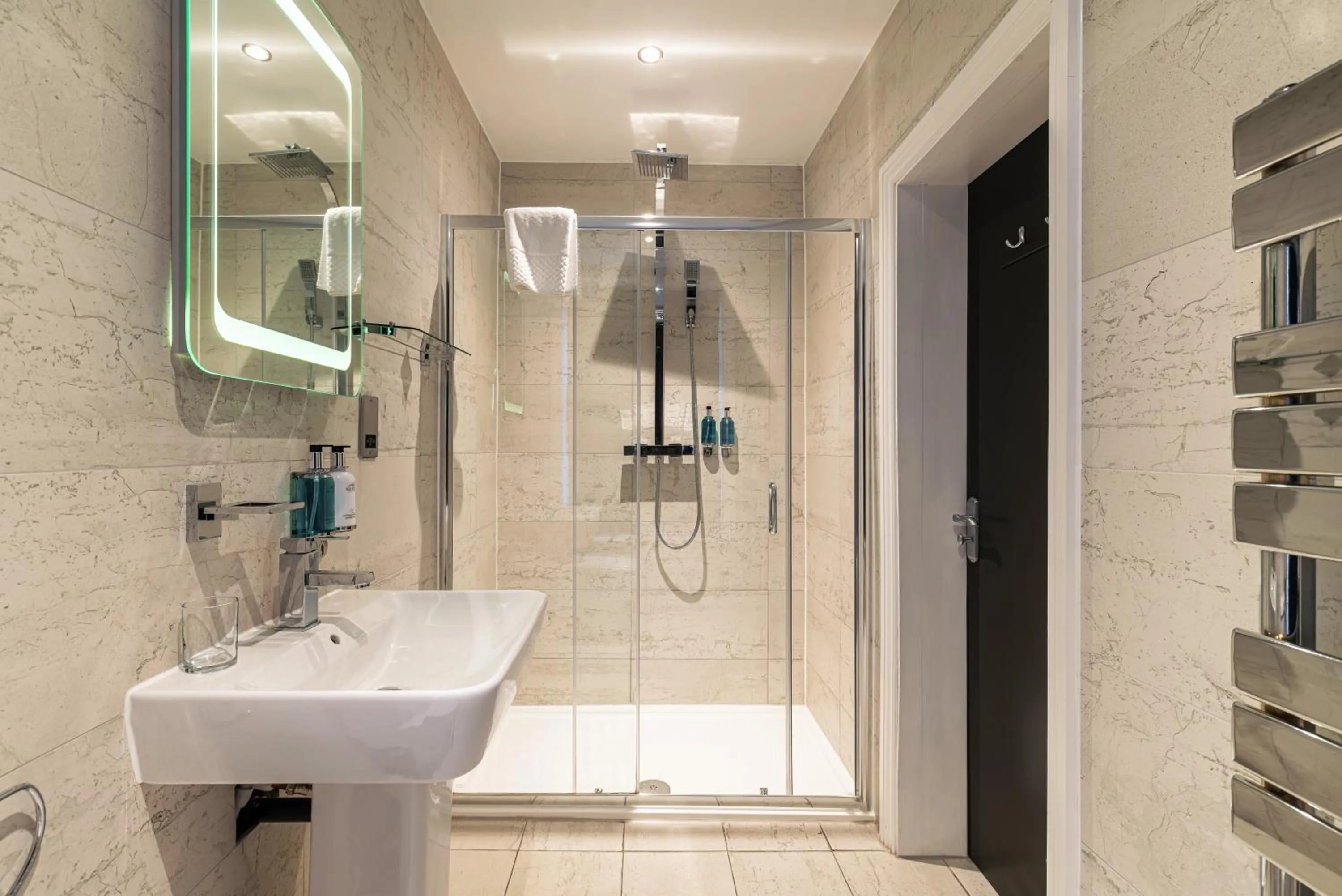 Bathroom in The Bold Hotel; BW Signature Collection