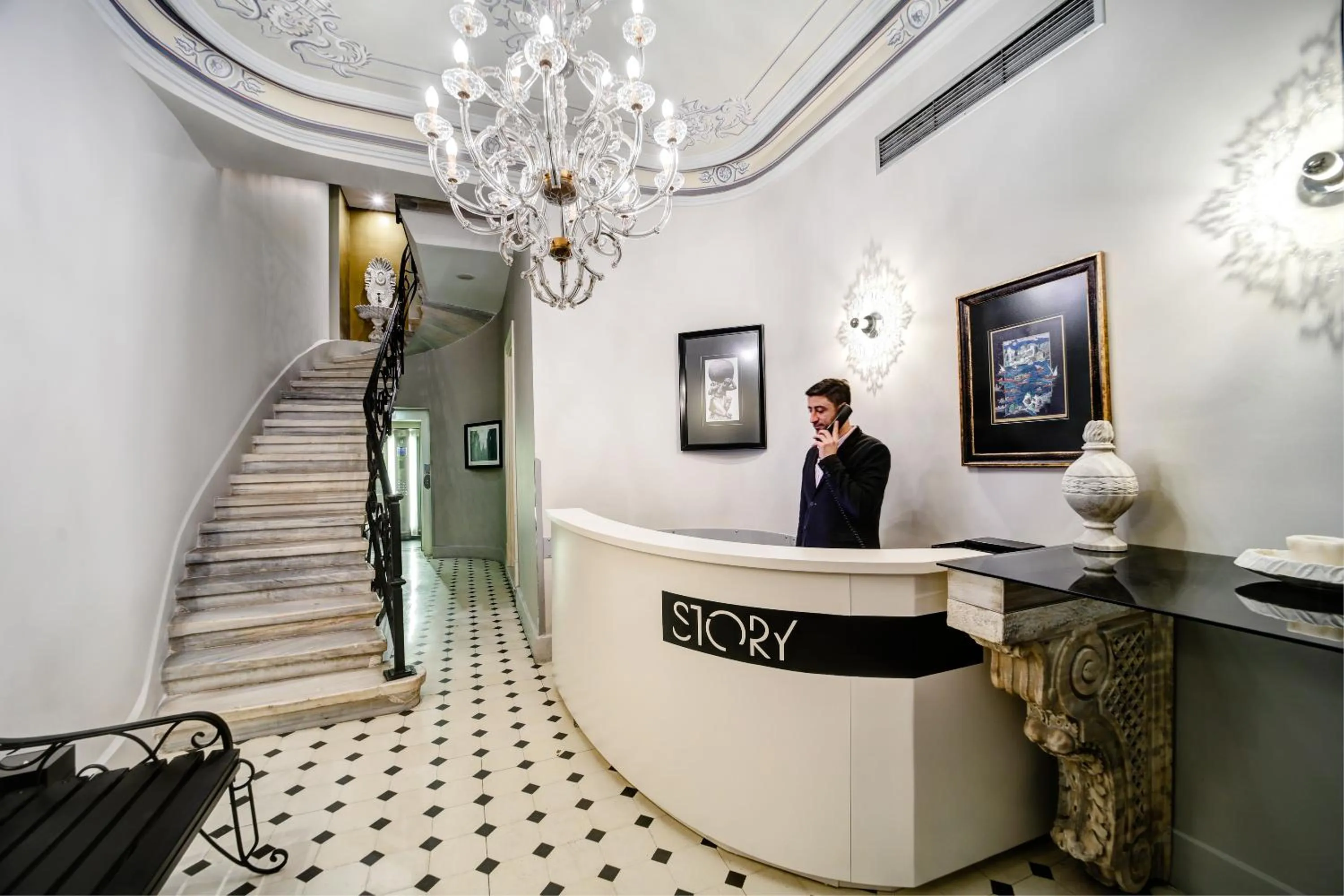 Lobby or reception in The Story Hotel Pera