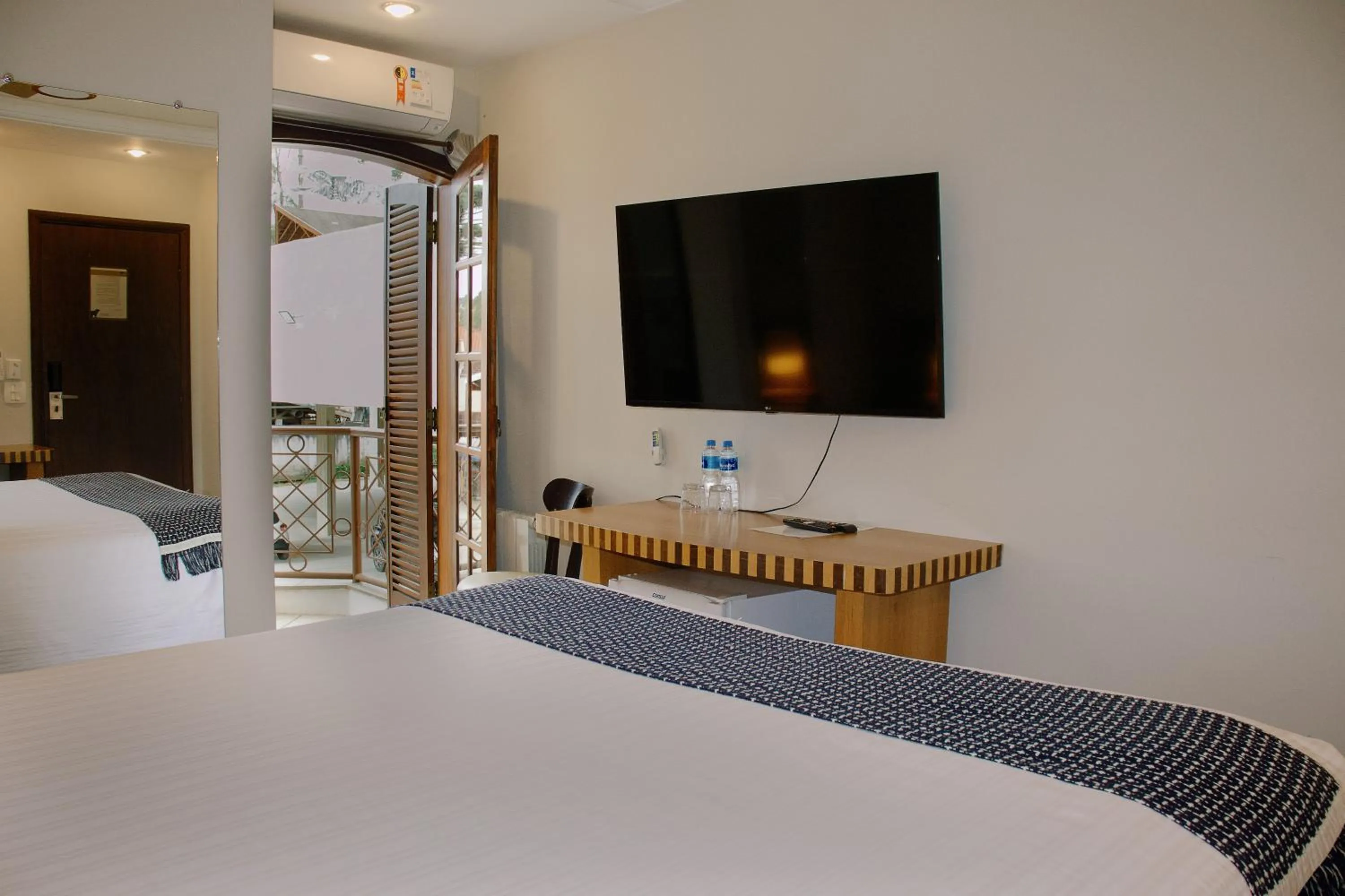 Bed in Pousada Big Bear