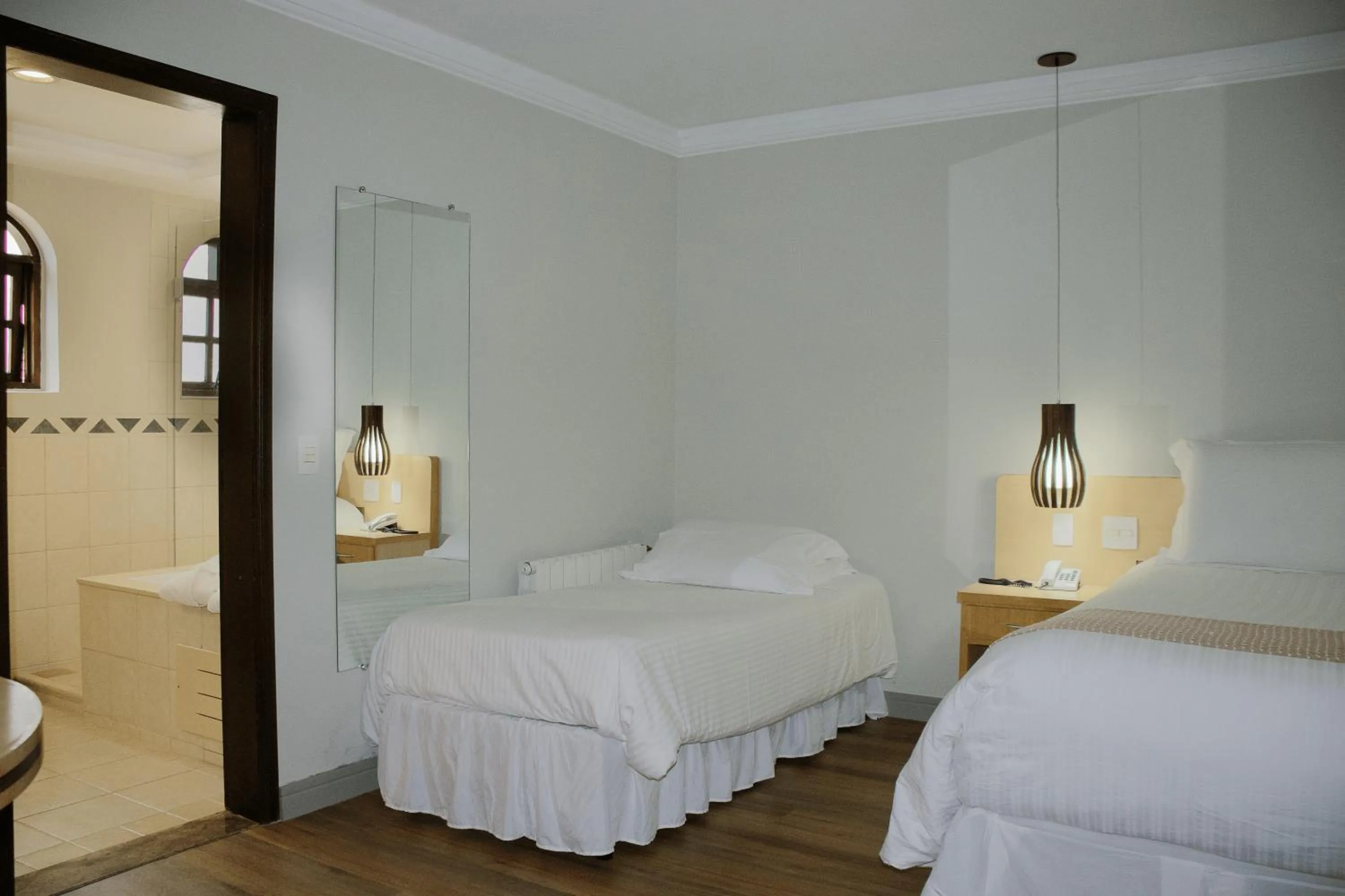 Bed in Pousada Big Bear