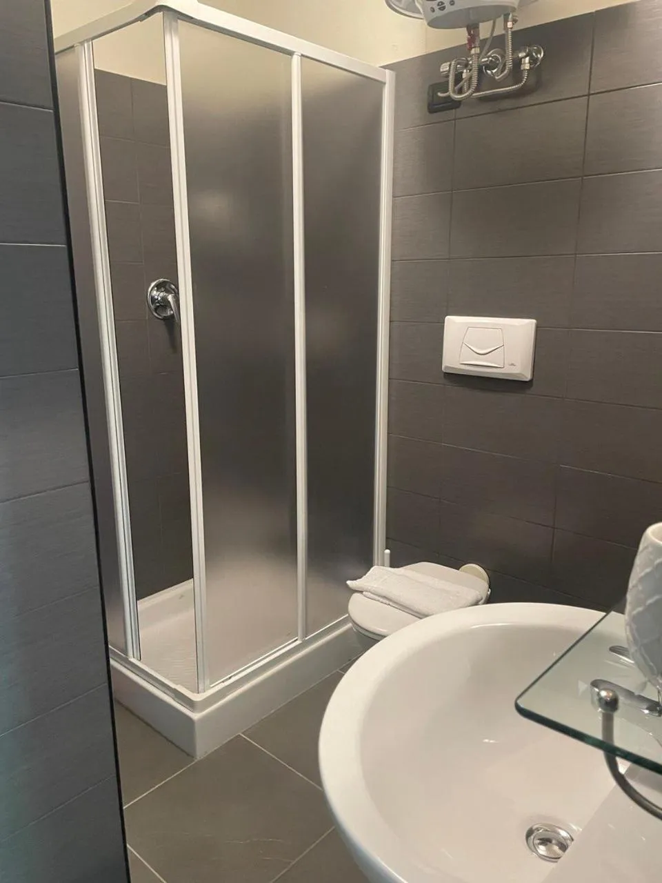 Bathroom in Residence Le Marmotte