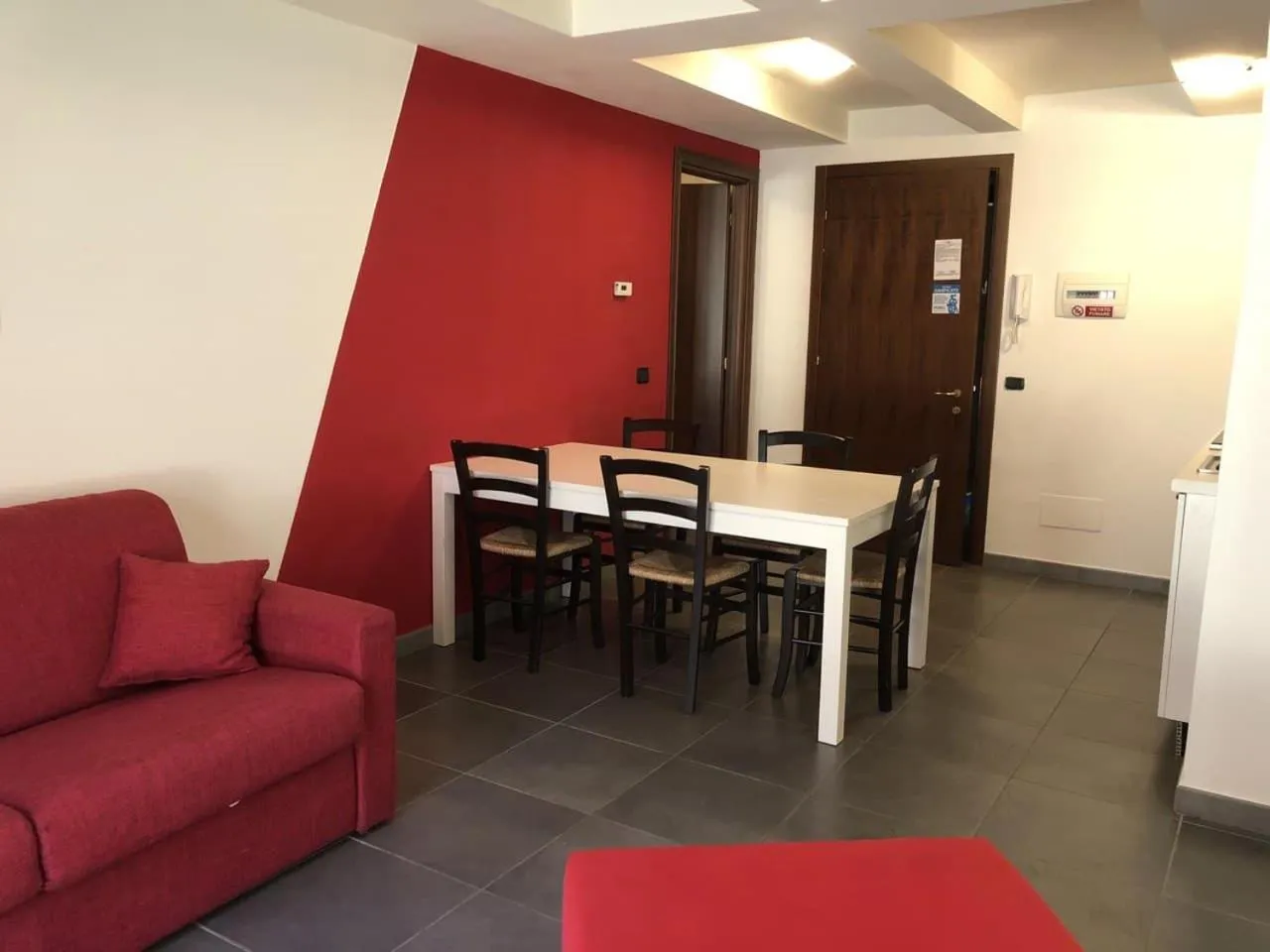 Living room in Residence Le Marmotte