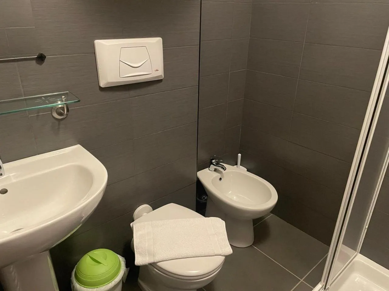 Bathroom in Residence Le Marmotte