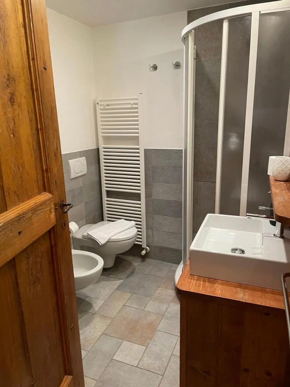 Bathroom in Residence Le Marmotte