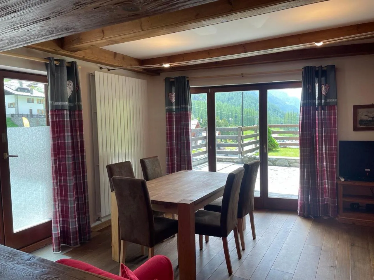 Living room in Residence Le Marmotte