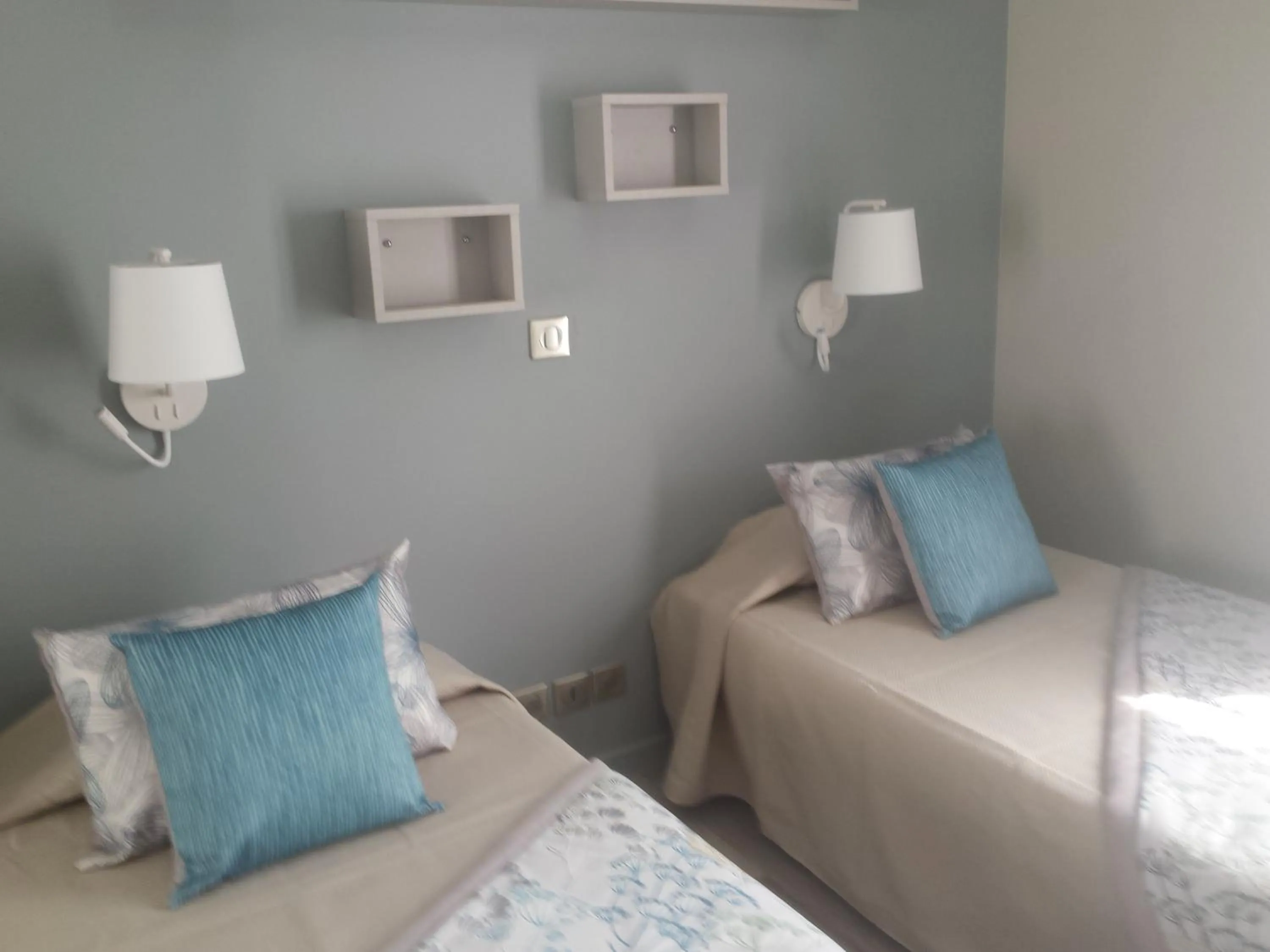 Bed in La Résidence des Thermes