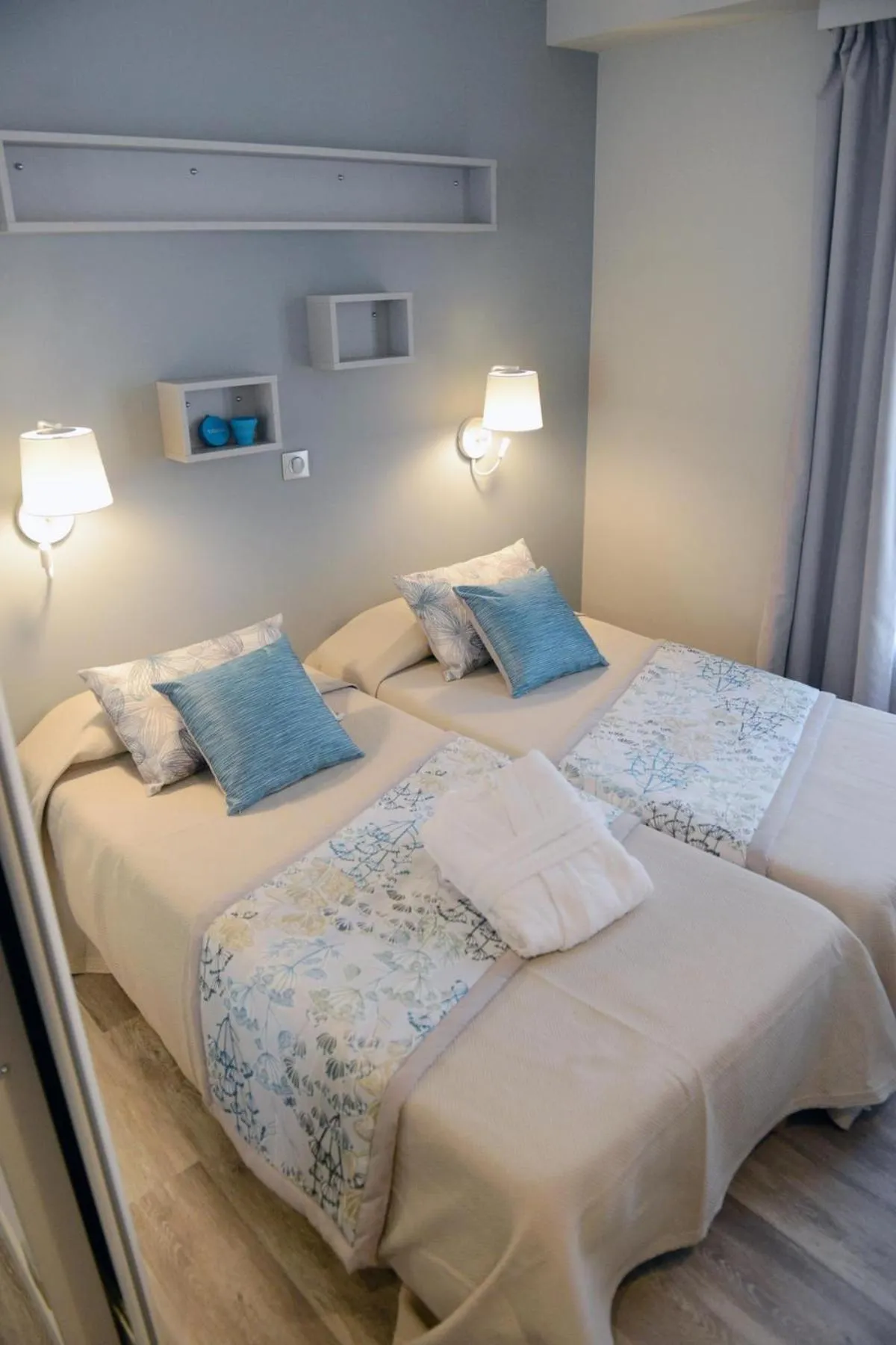 Bed in La Résidence des Thermes