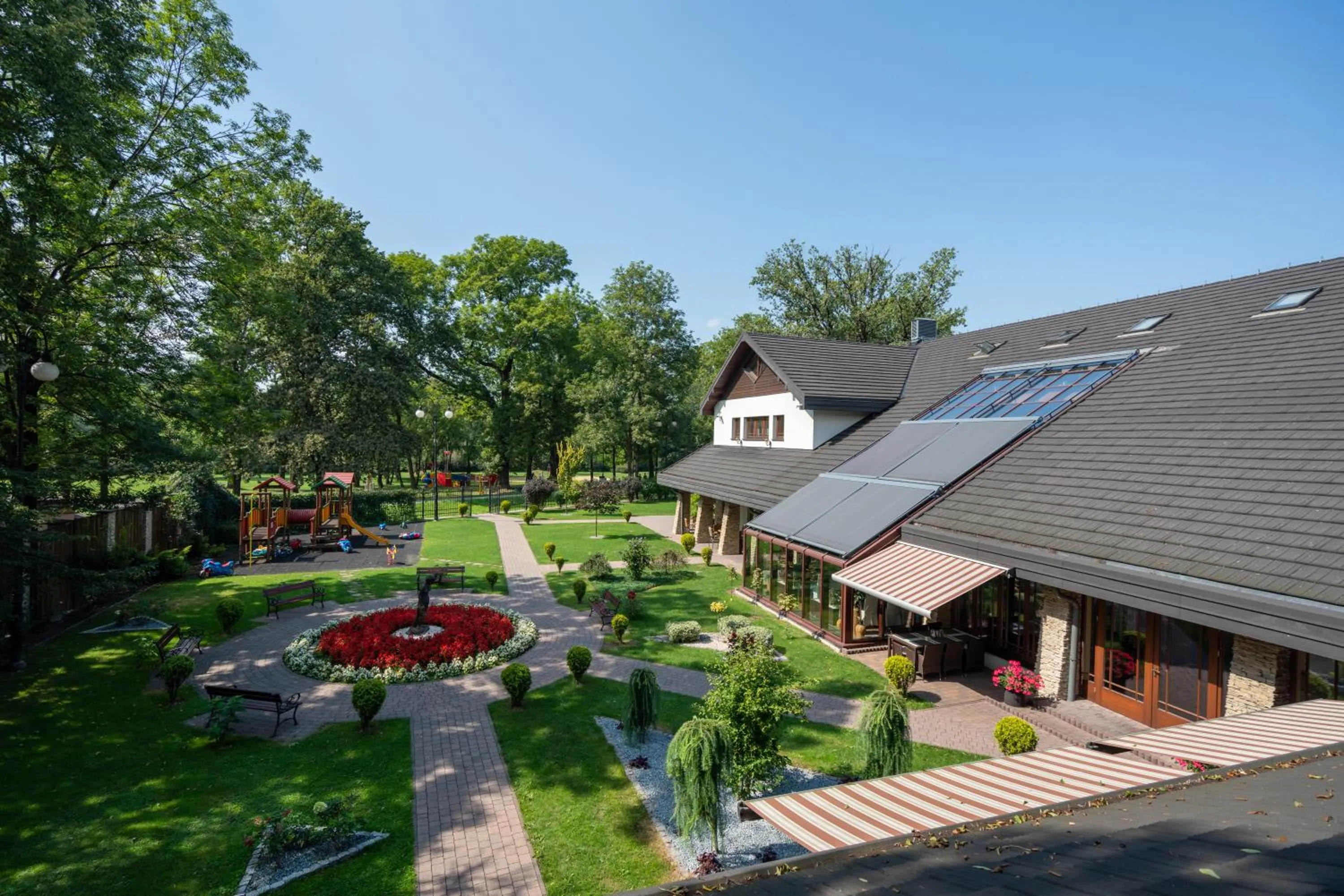 Garden view in Hotel Badura