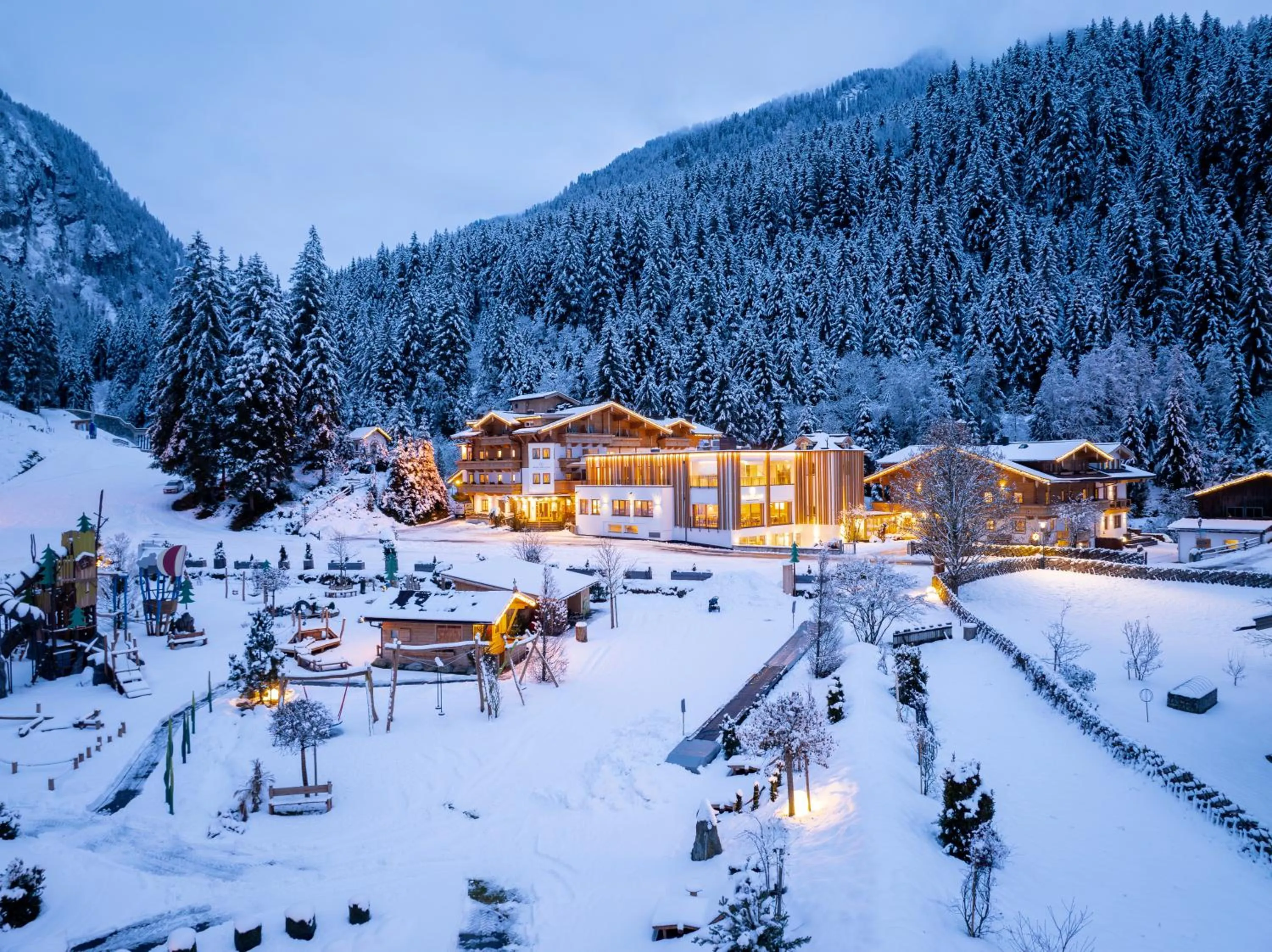 Property building in Habachklause Familien Bauernhof Resort