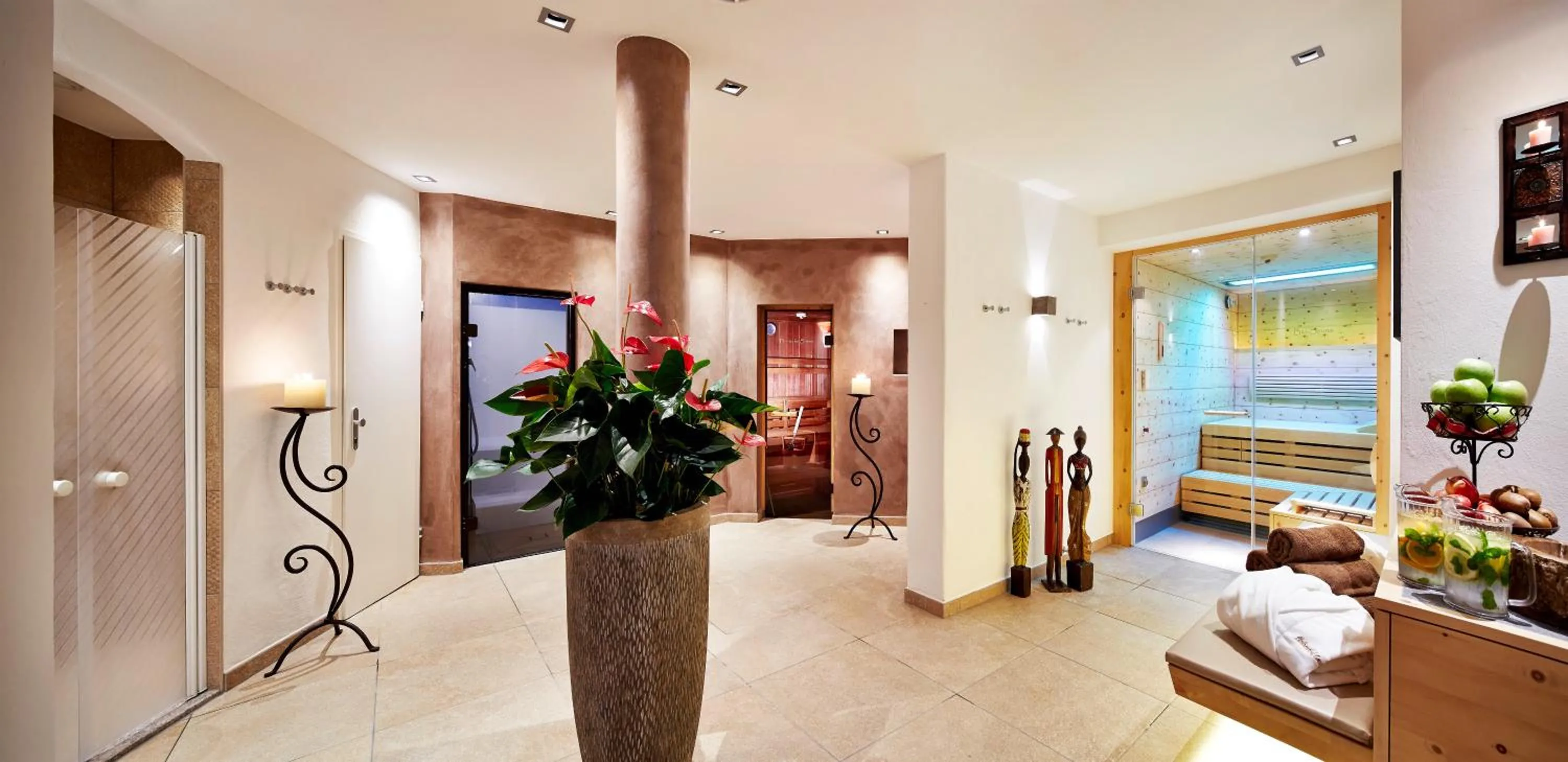 Sauna in Habachklause Familien Bauernhof Resort