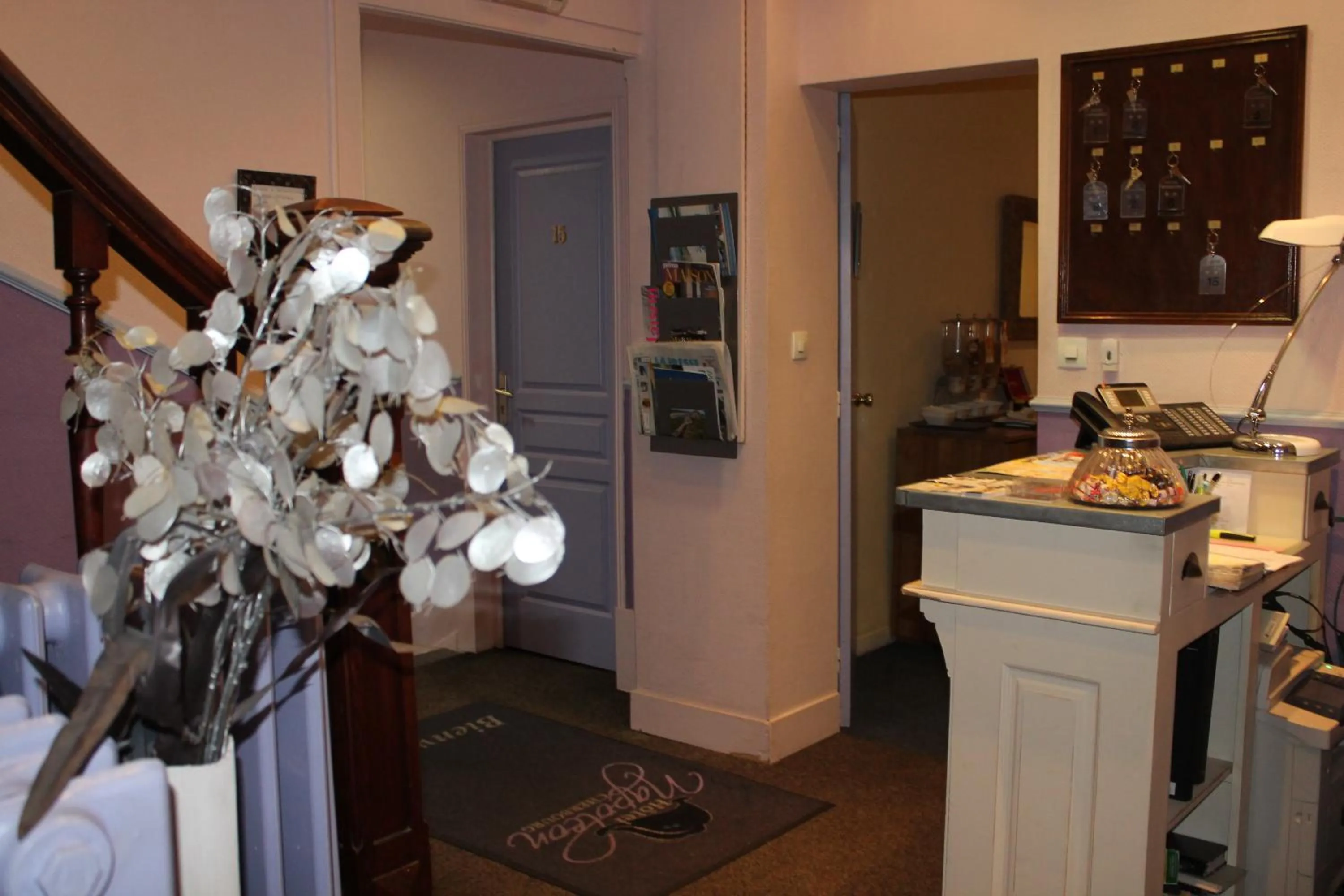 Lobby or reception in Hotel Napoléon