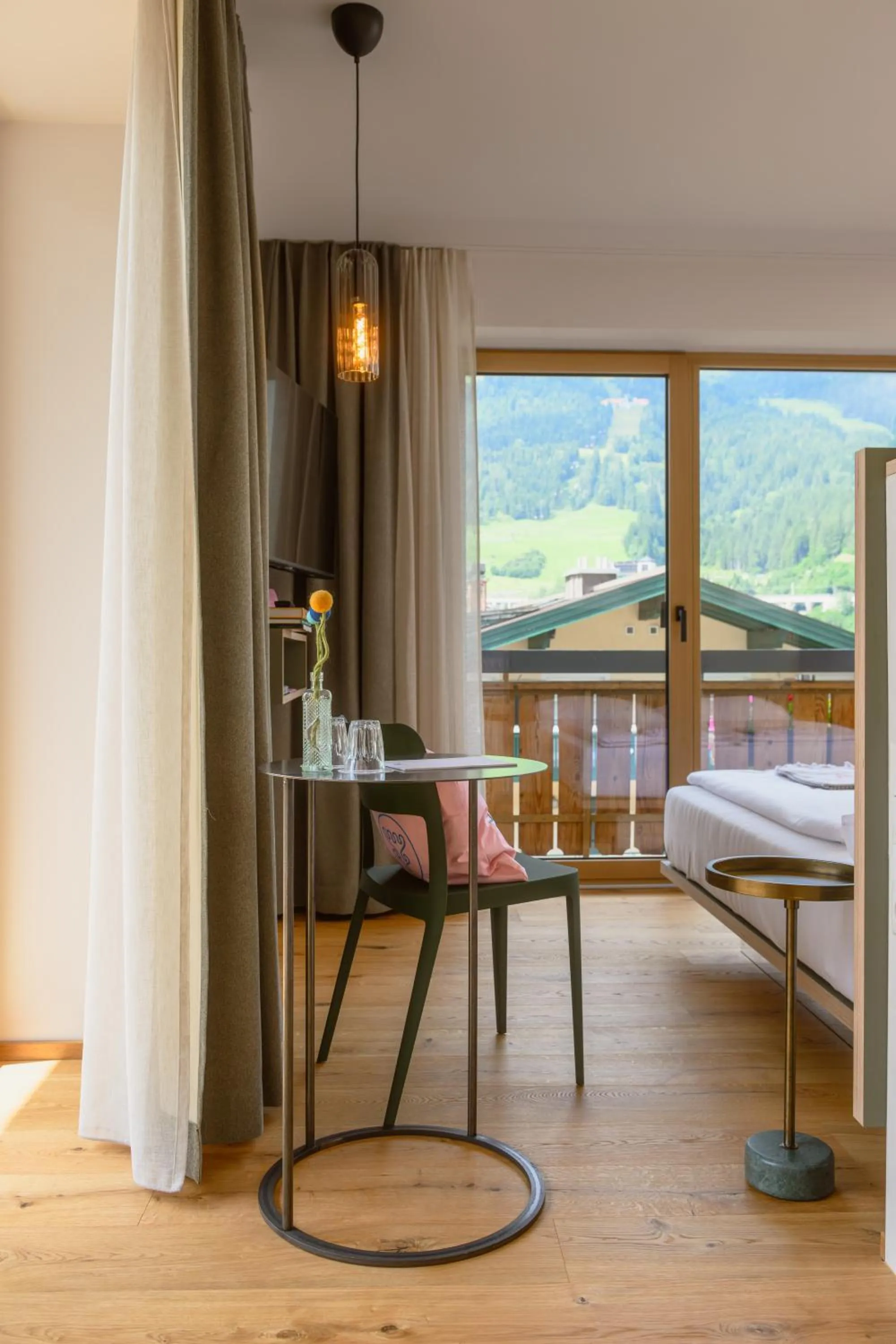 View (from property/room), Bed in Hotel Blü Gastein
