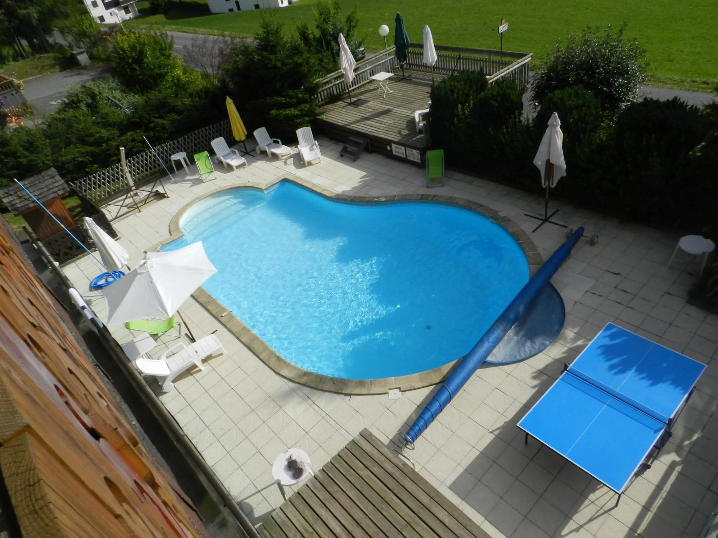 Swimming pool in Chalet-Hôtel du Borderan