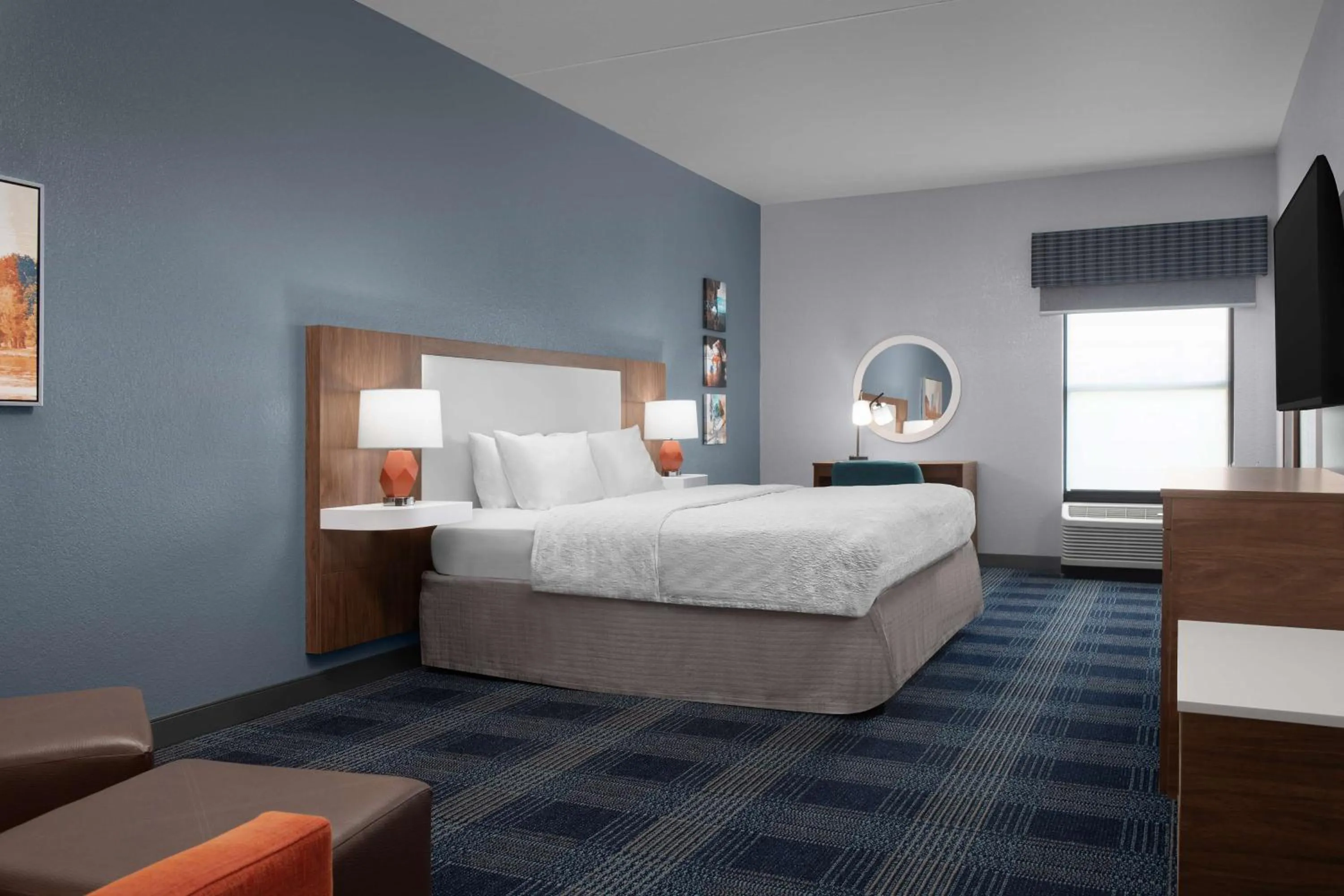 Bed in Hampton Inn Russellville