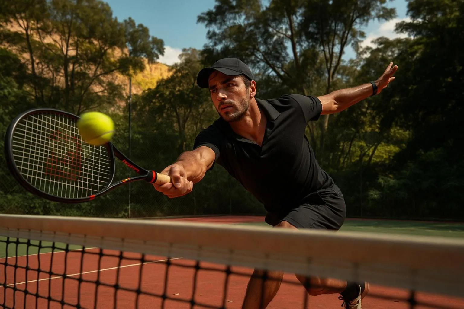 Tennis court in Kastel Pedra Bonita