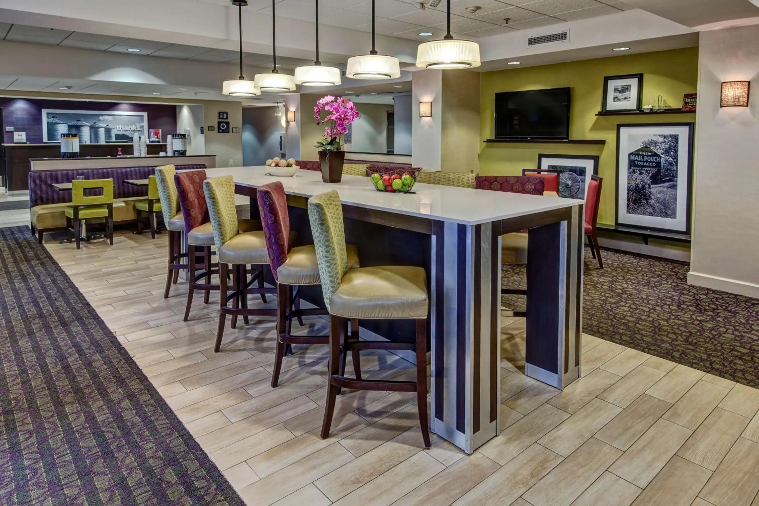 Lobby or reception in Hampton Inn Dunn