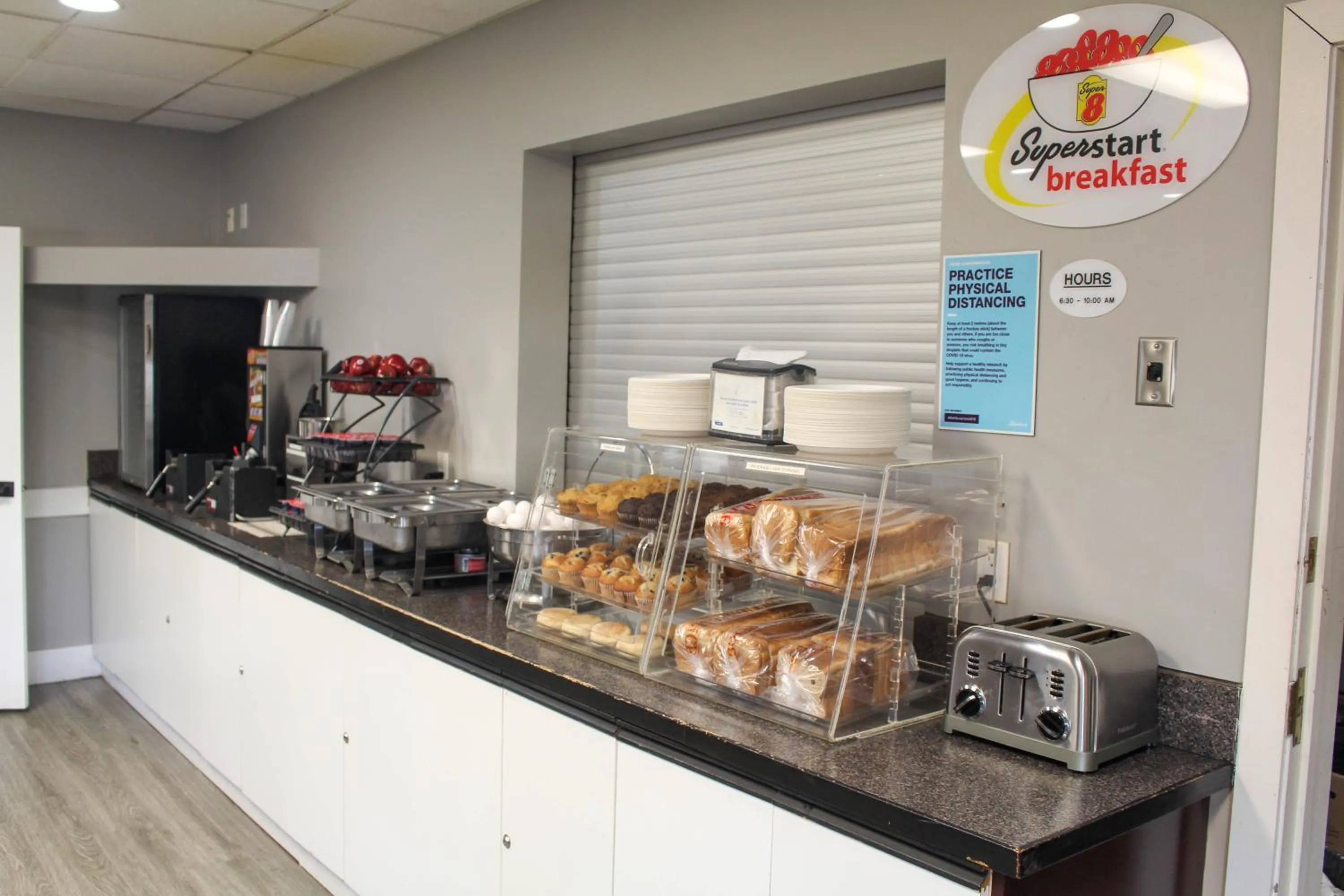 Buffet breakfast in Super 8 by Wyndham Edmonton South