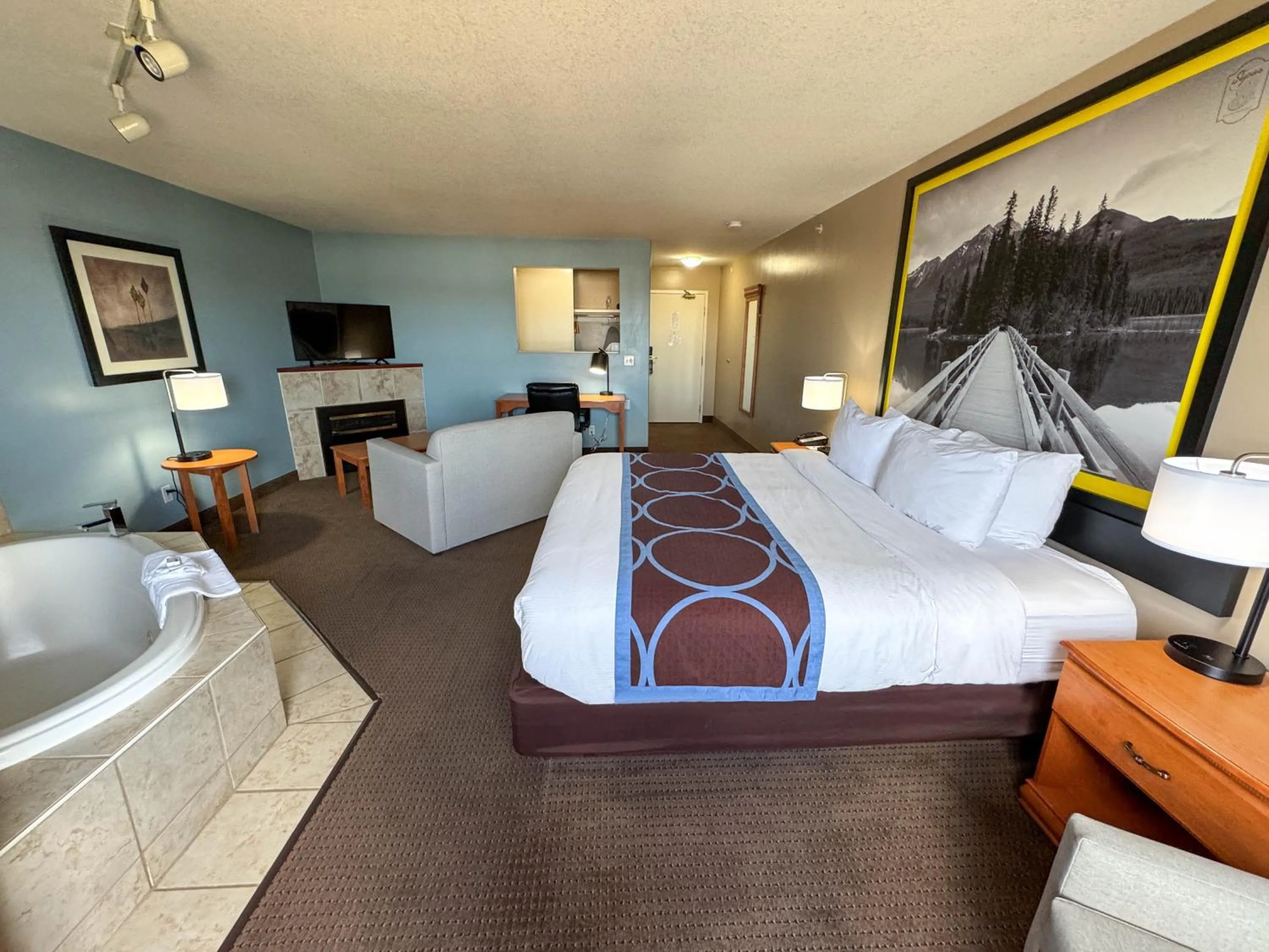 Bed in Super 8 by Wyndham Edmonton South