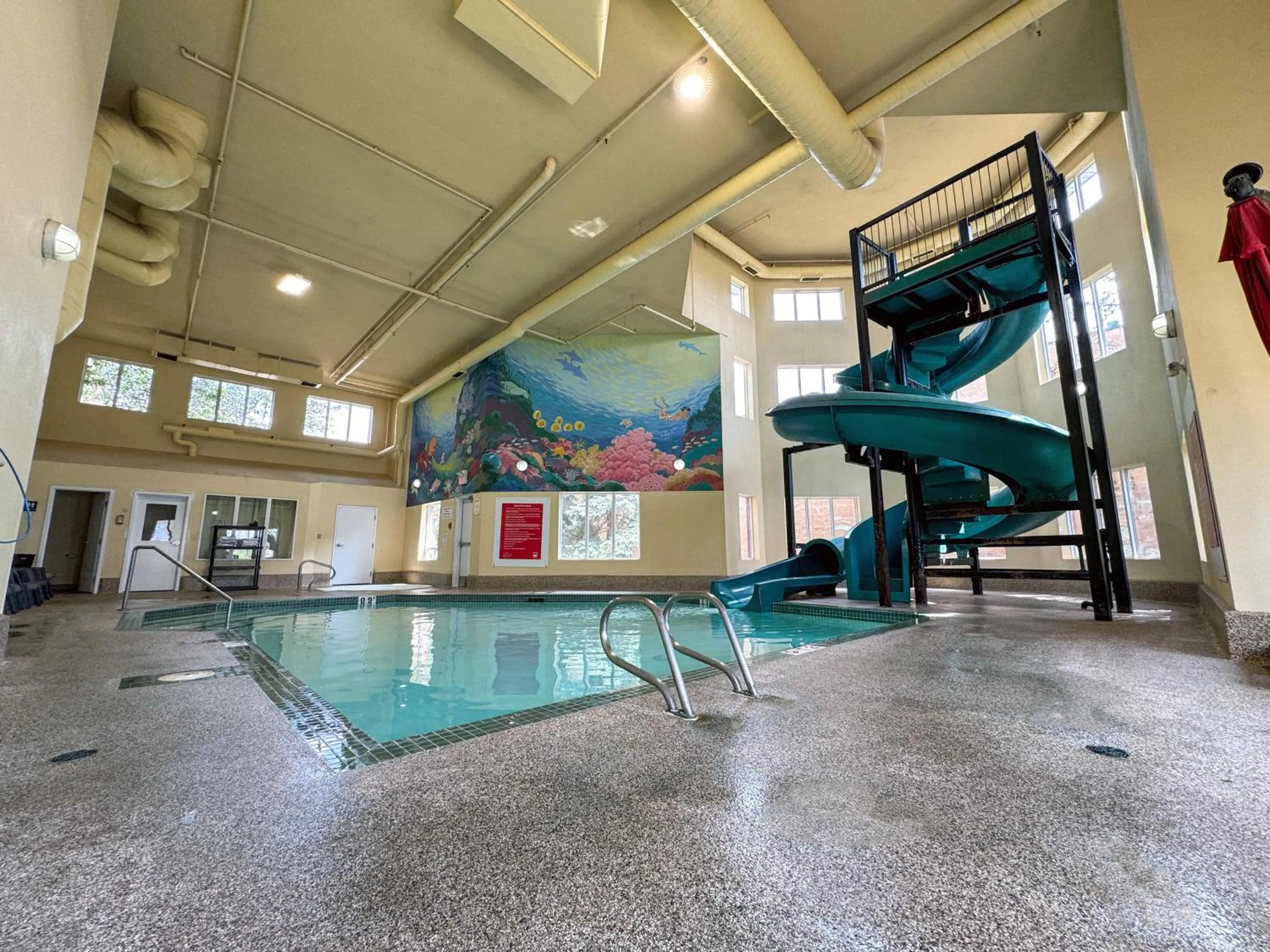 Swimming pool in Super 8 by Wyndham Edmonton South