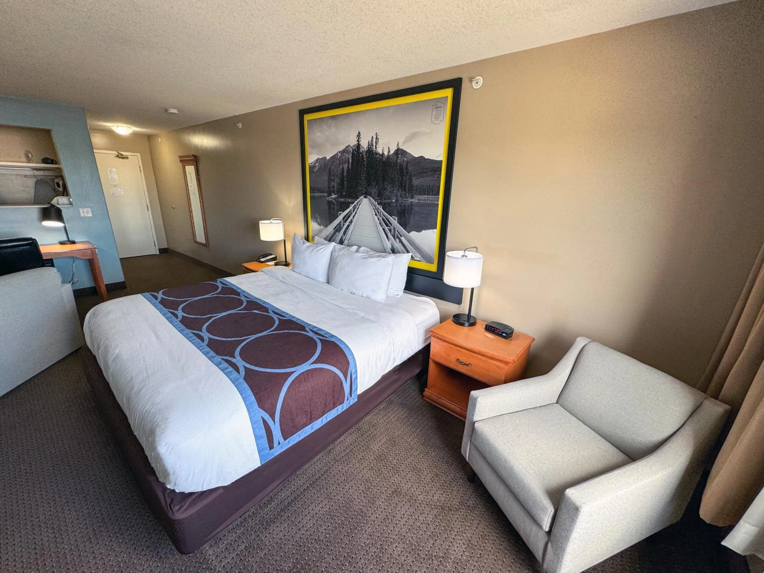 Bed in Super 8 by Wyndham Edmonton South