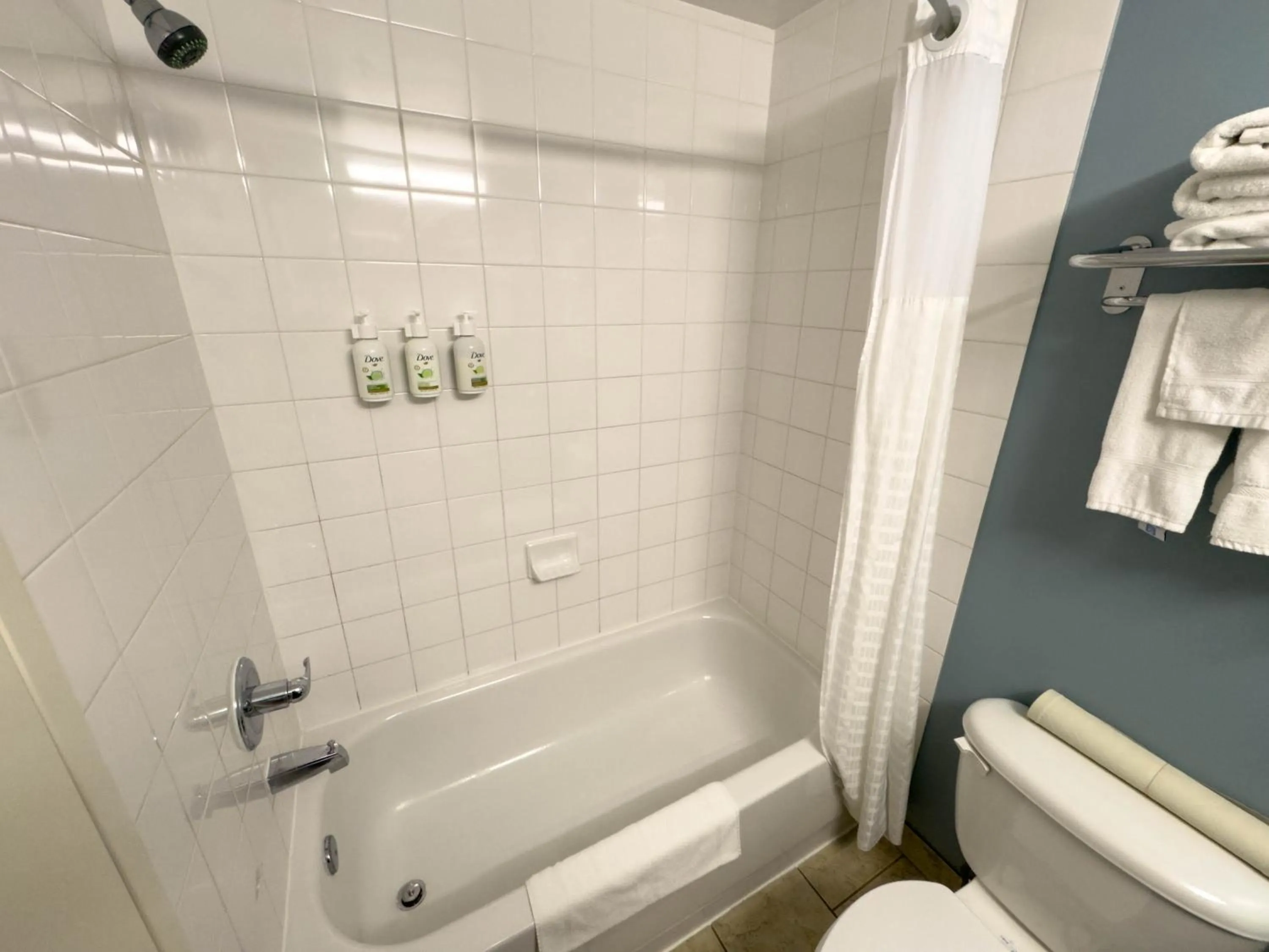 Bathroom in Super 8 by Wyndham Edmonton South