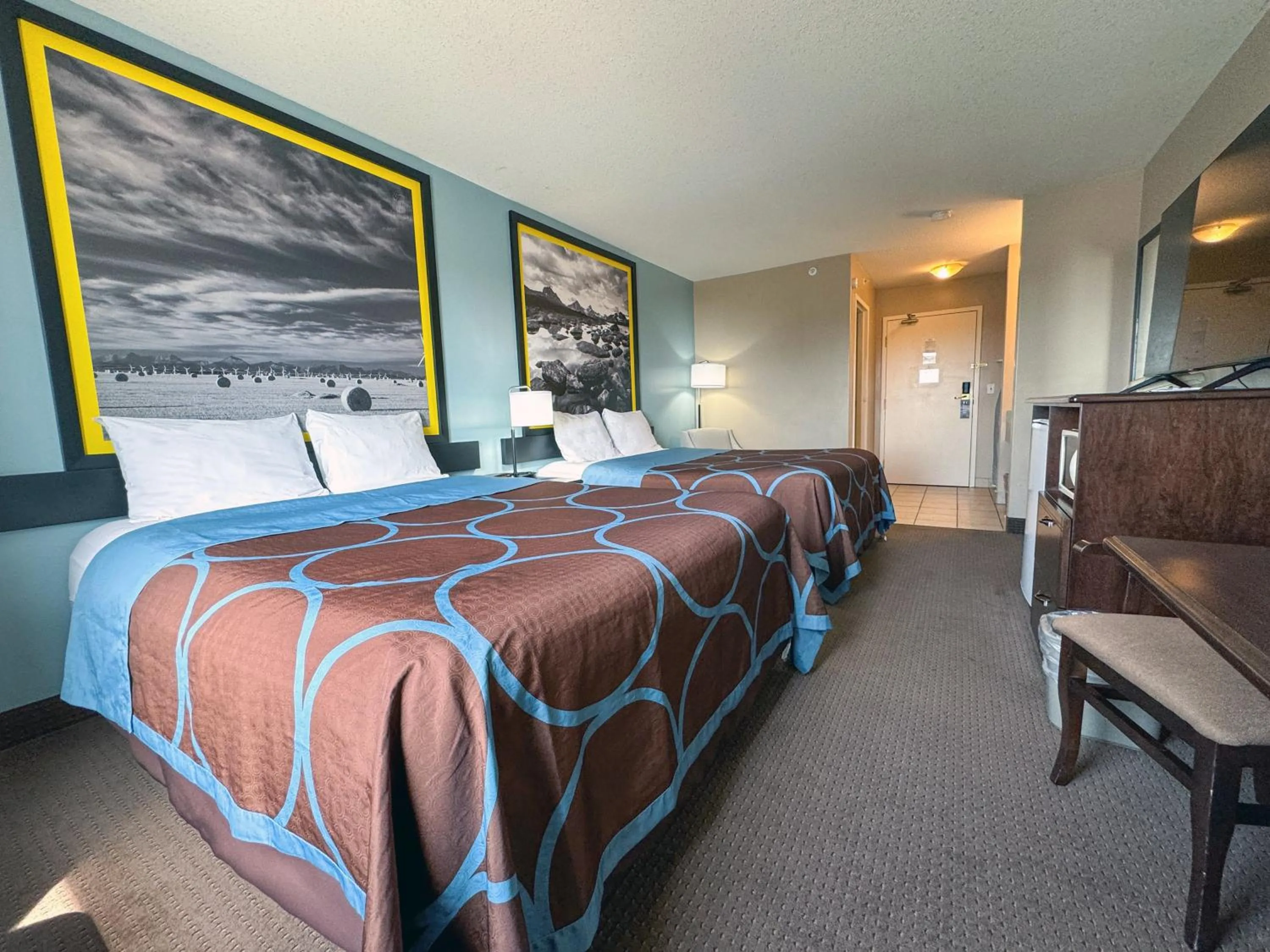 Bed in Super 8 by Wyndham Edmonton South