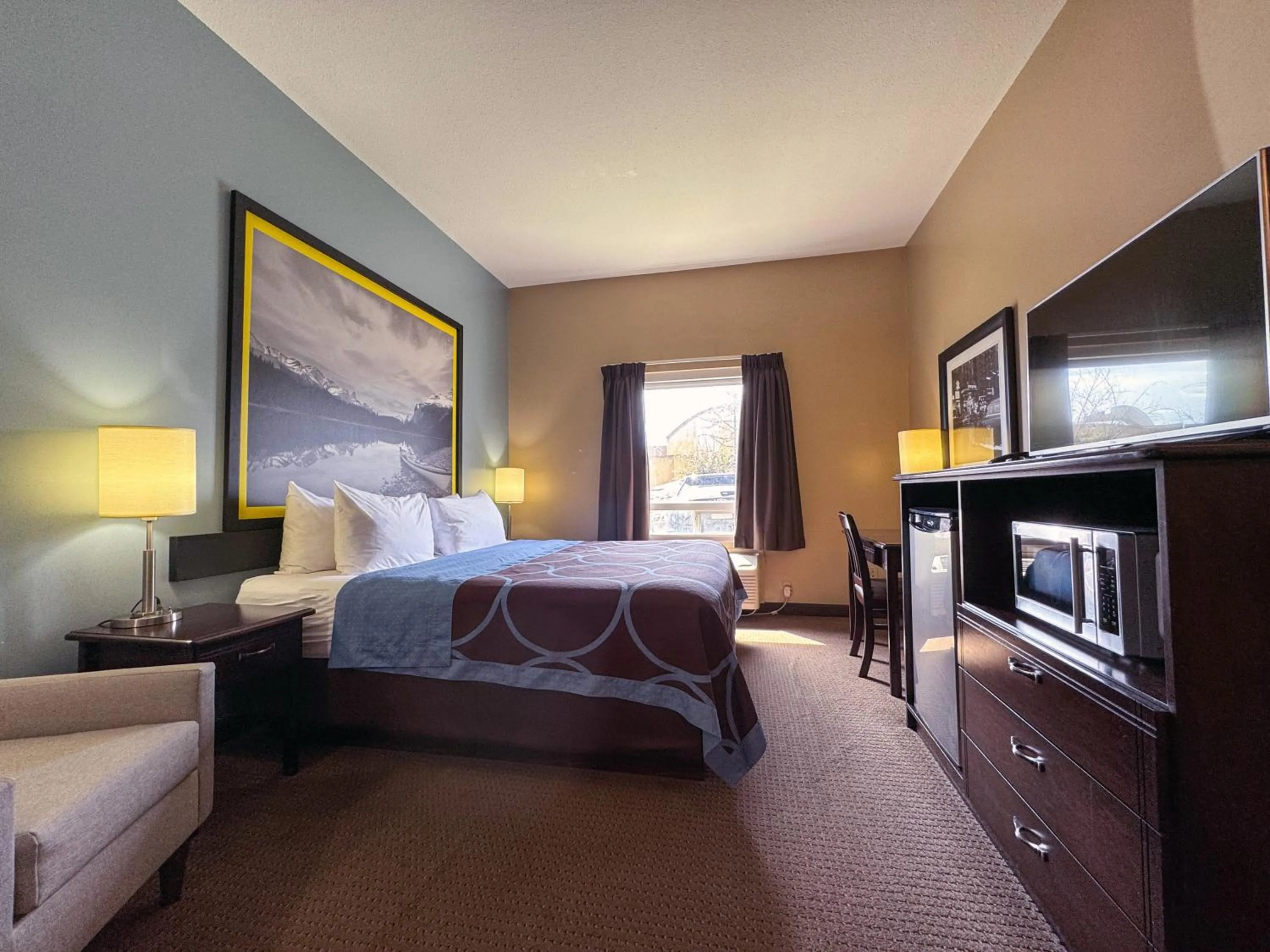 Bed in Super 8 by Wyndham Edmonton South