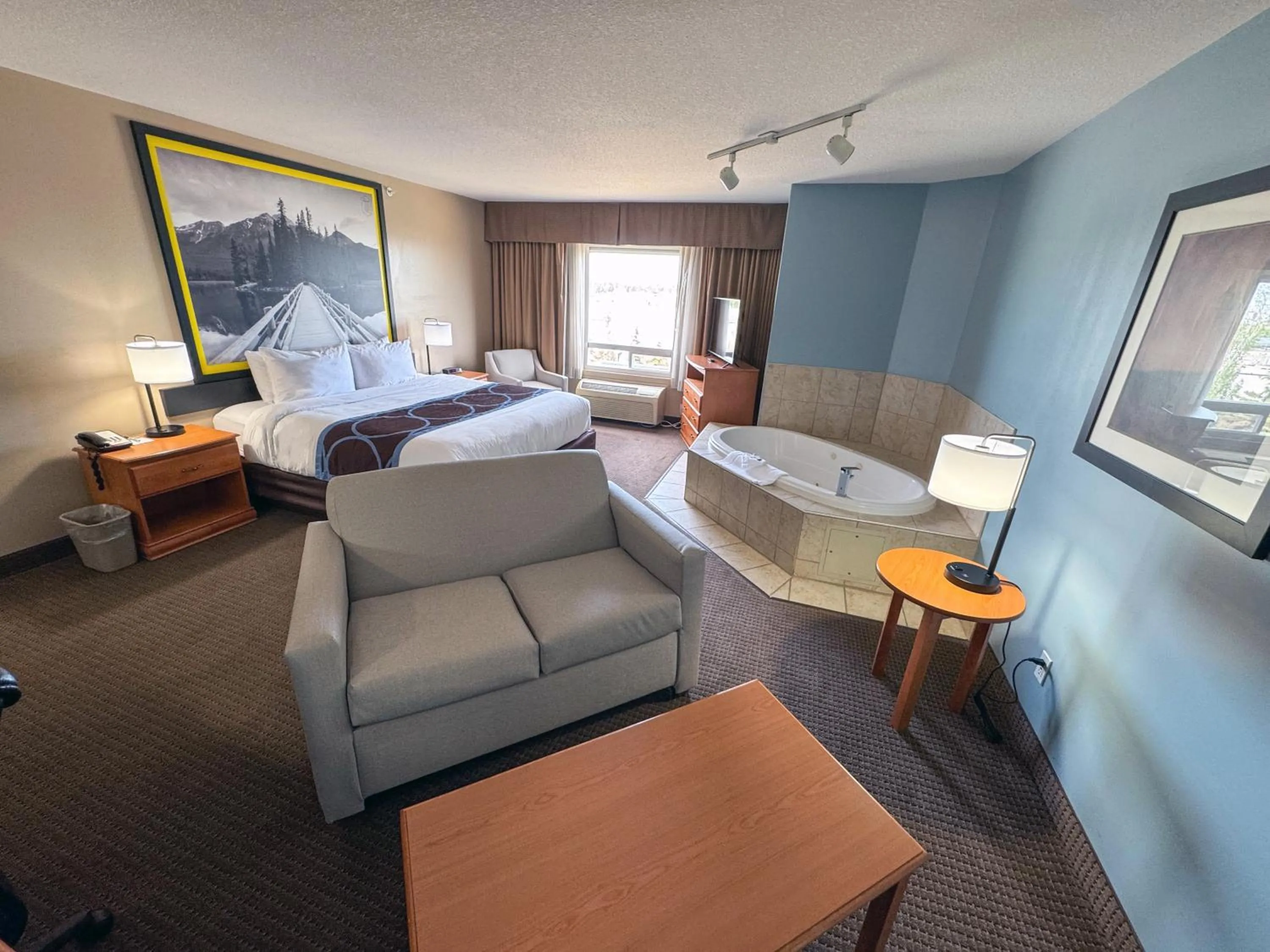 Bed in Super 8 by Wyndham Edmonton South