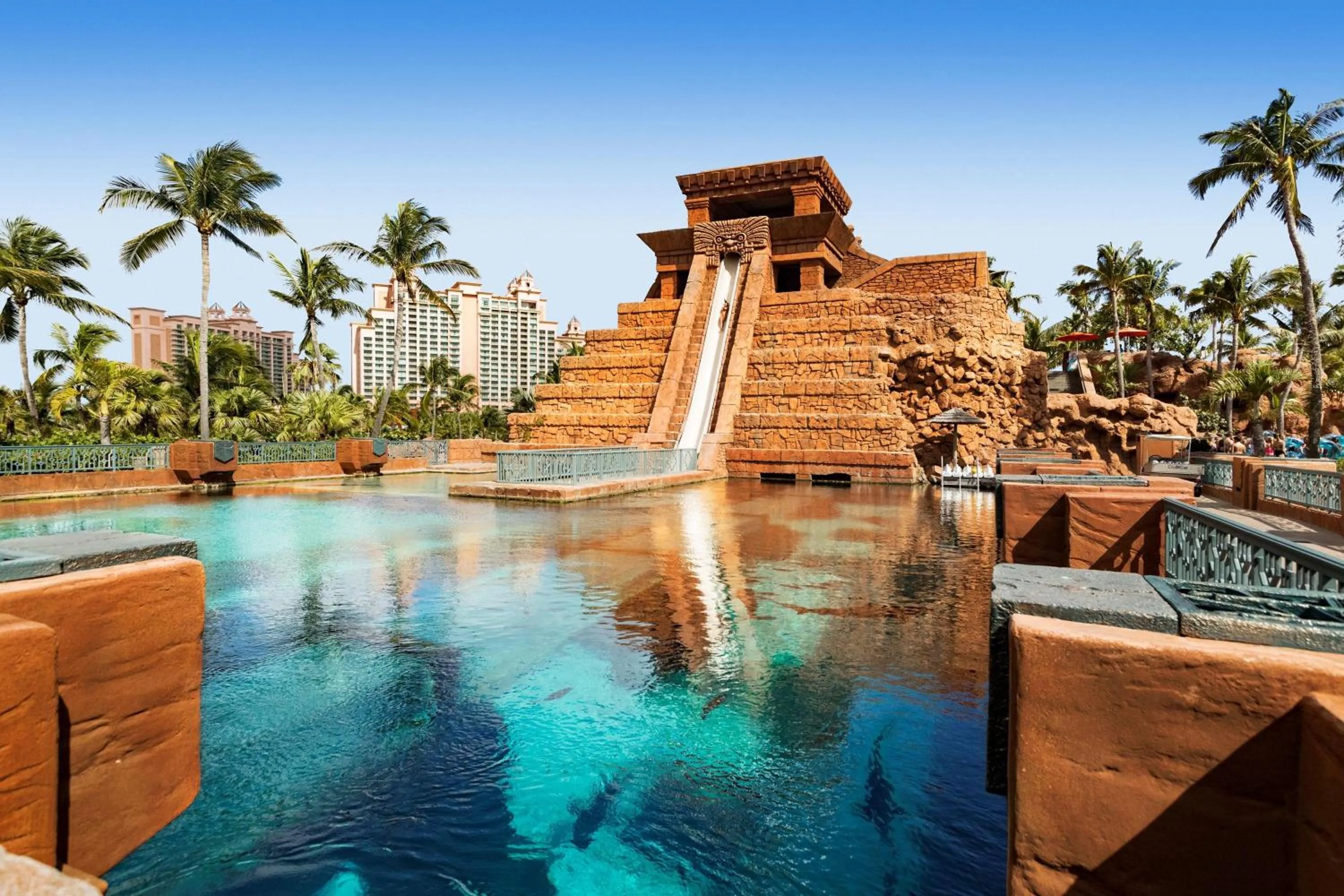Aqua park in Harborside Resort & Vacation Rentals at Atlantis