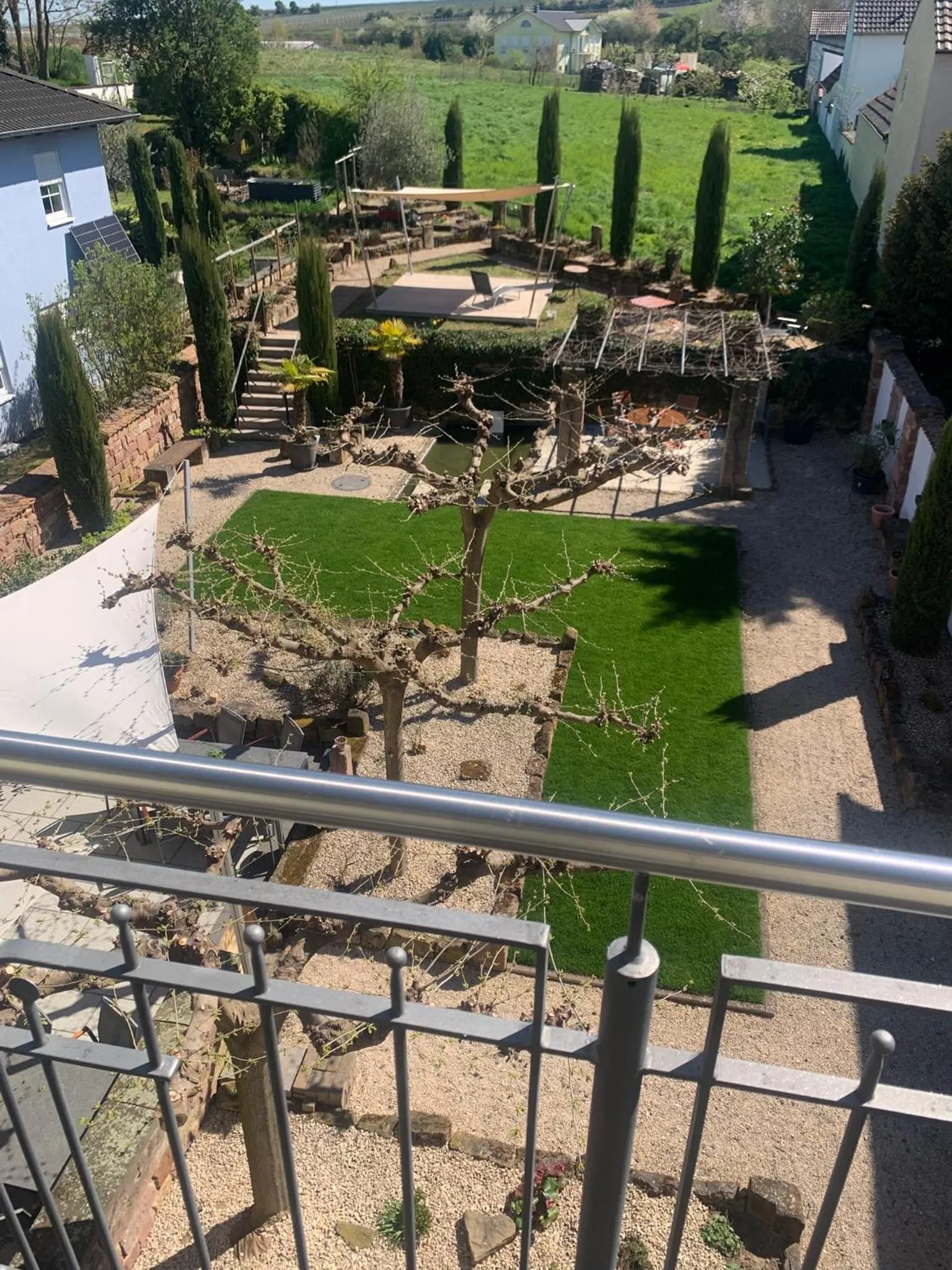Garden view in Casa Palatina