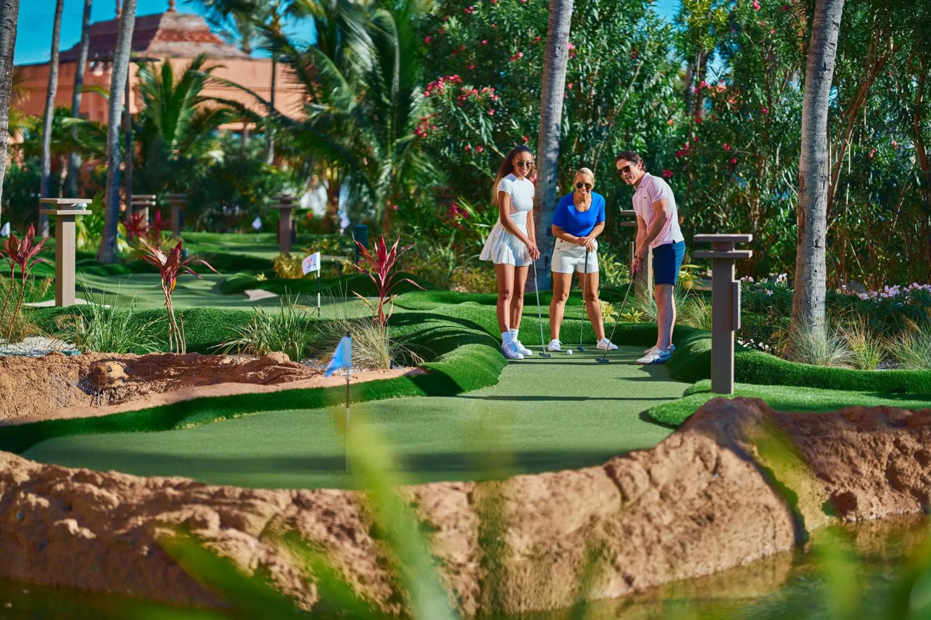 Golfcourse in The Reef at Atlantis