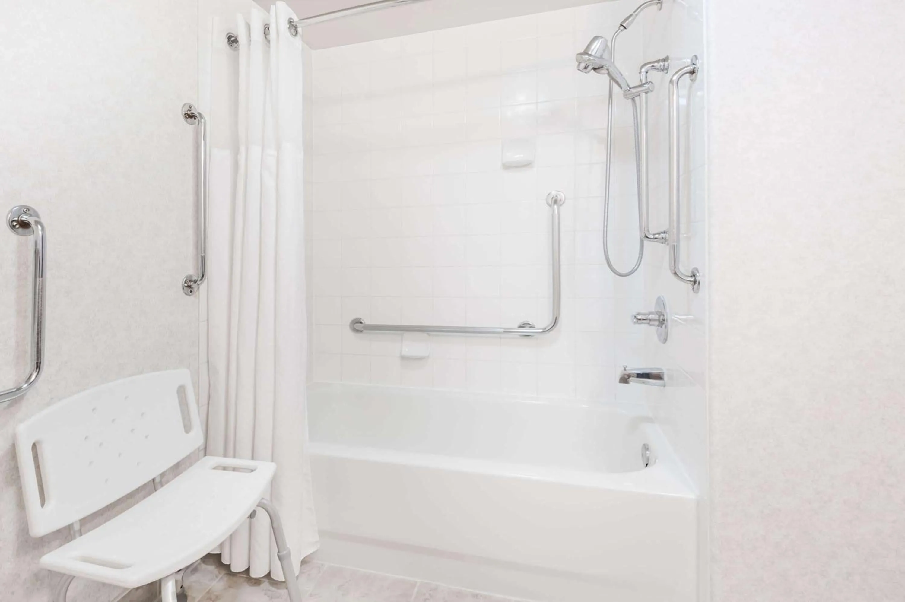 Bathroom in Ramada by Wyndham Sherwood Park