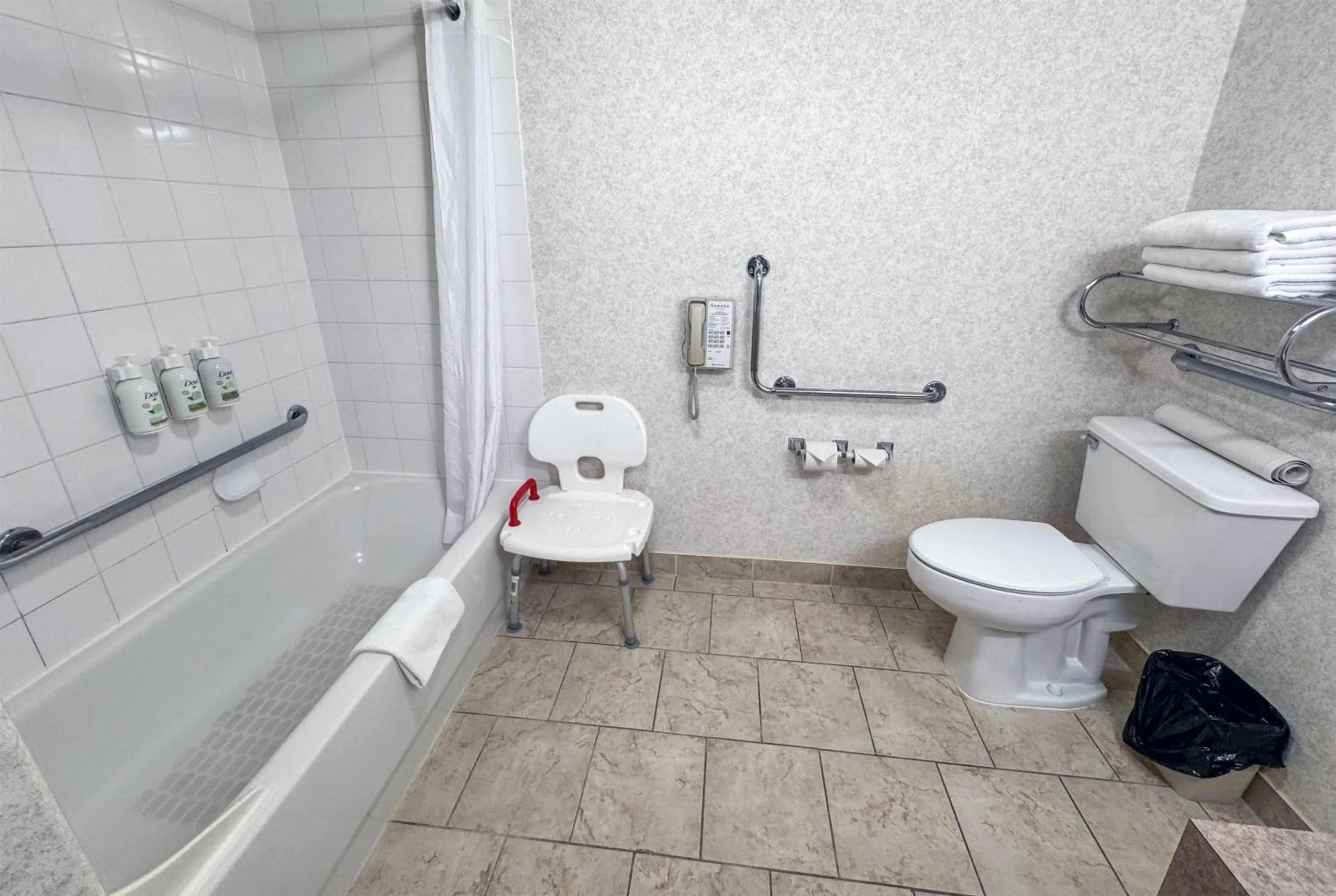 Bathroom in Ramada by Wyndham Sherwood Park