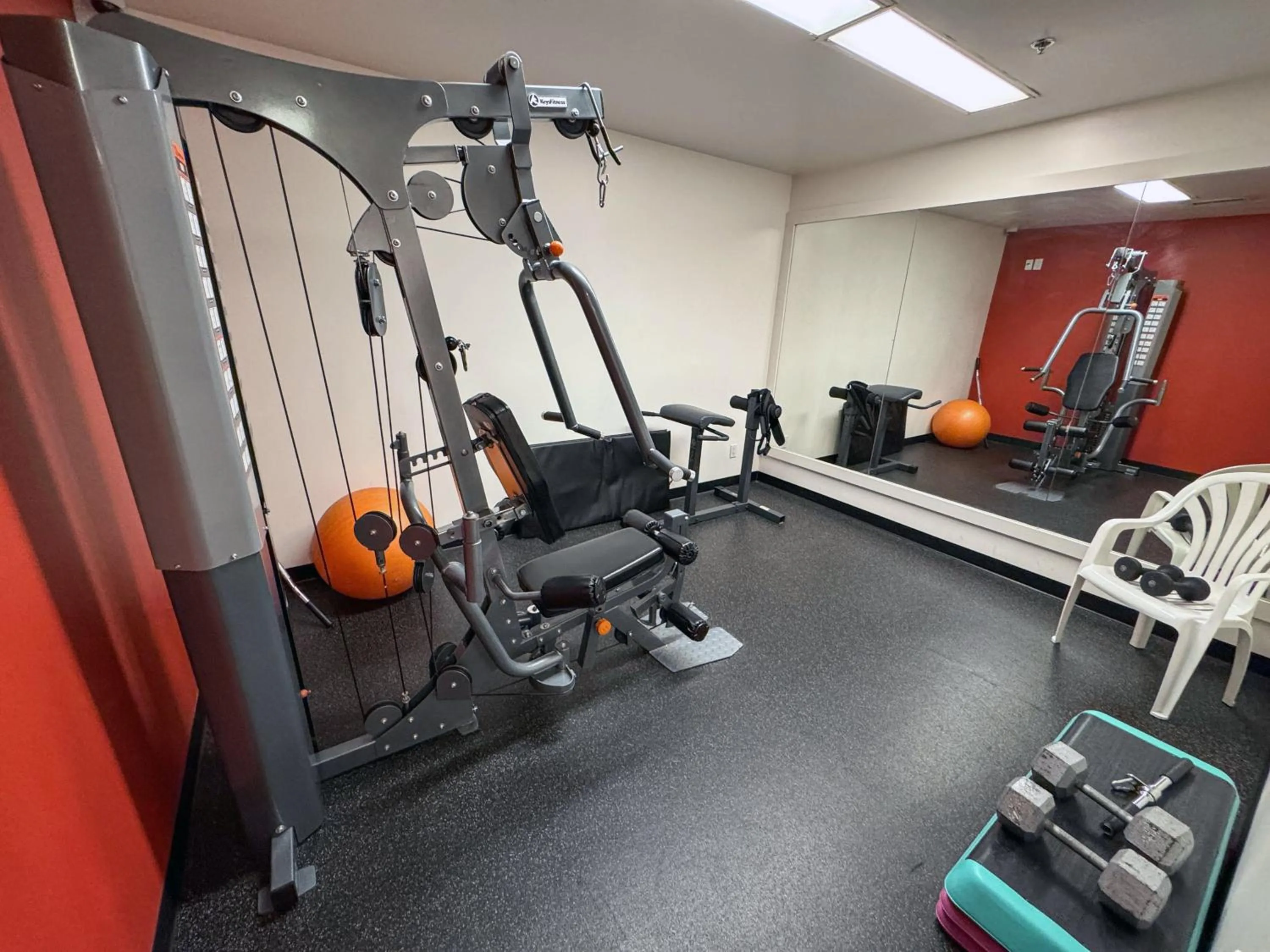 Fitness centre/facilities in Ramada by Wyndham Sherwood Park
