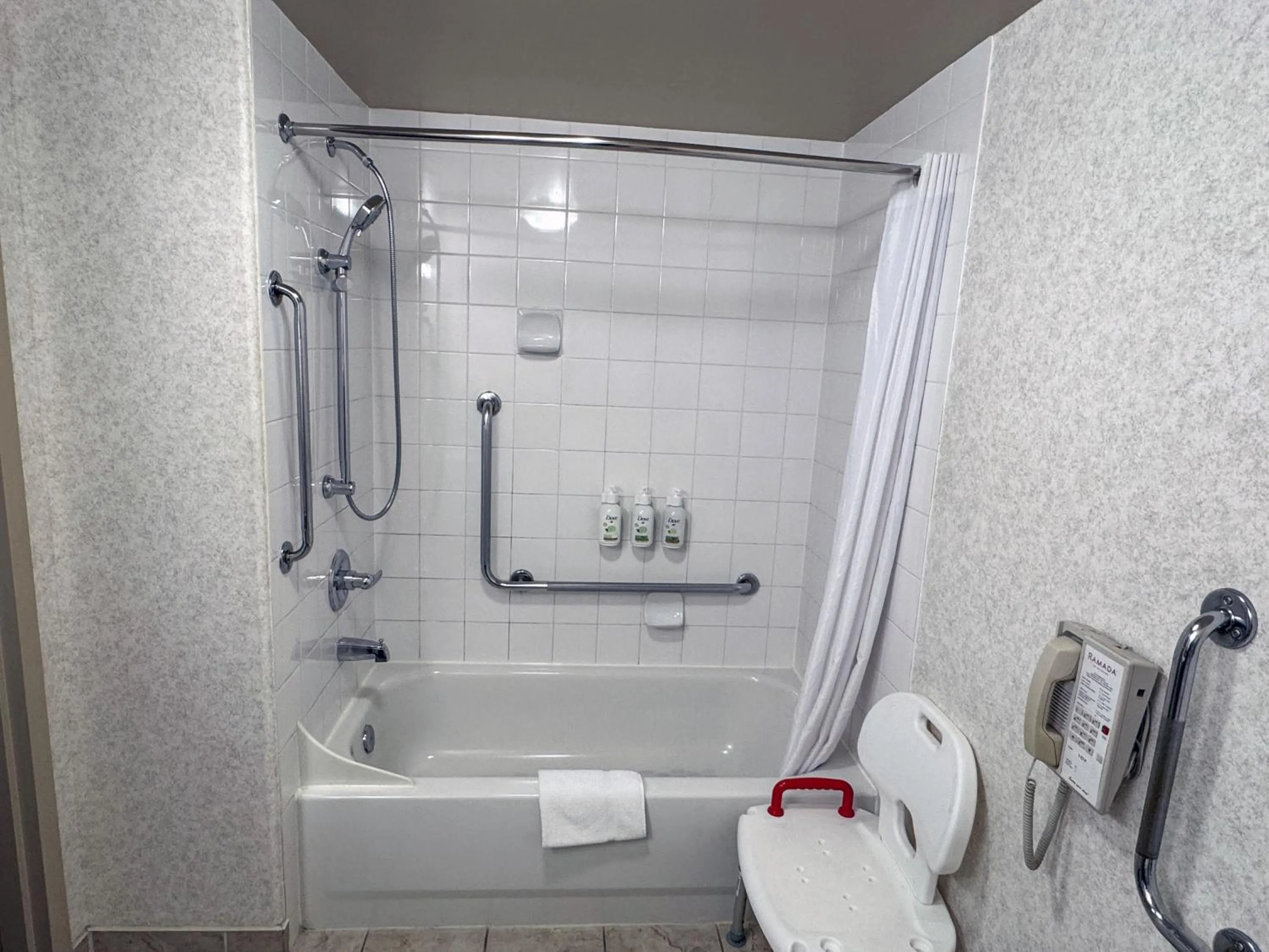 Bathroom in Ramada by Wyndham Sherwood Park