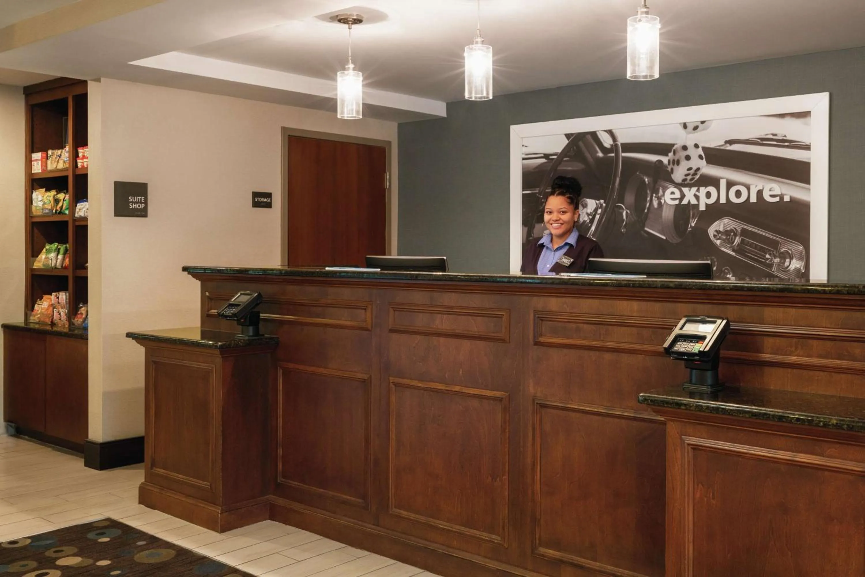 Lobby or reception in Hampton Inn Reading/Wyomissing