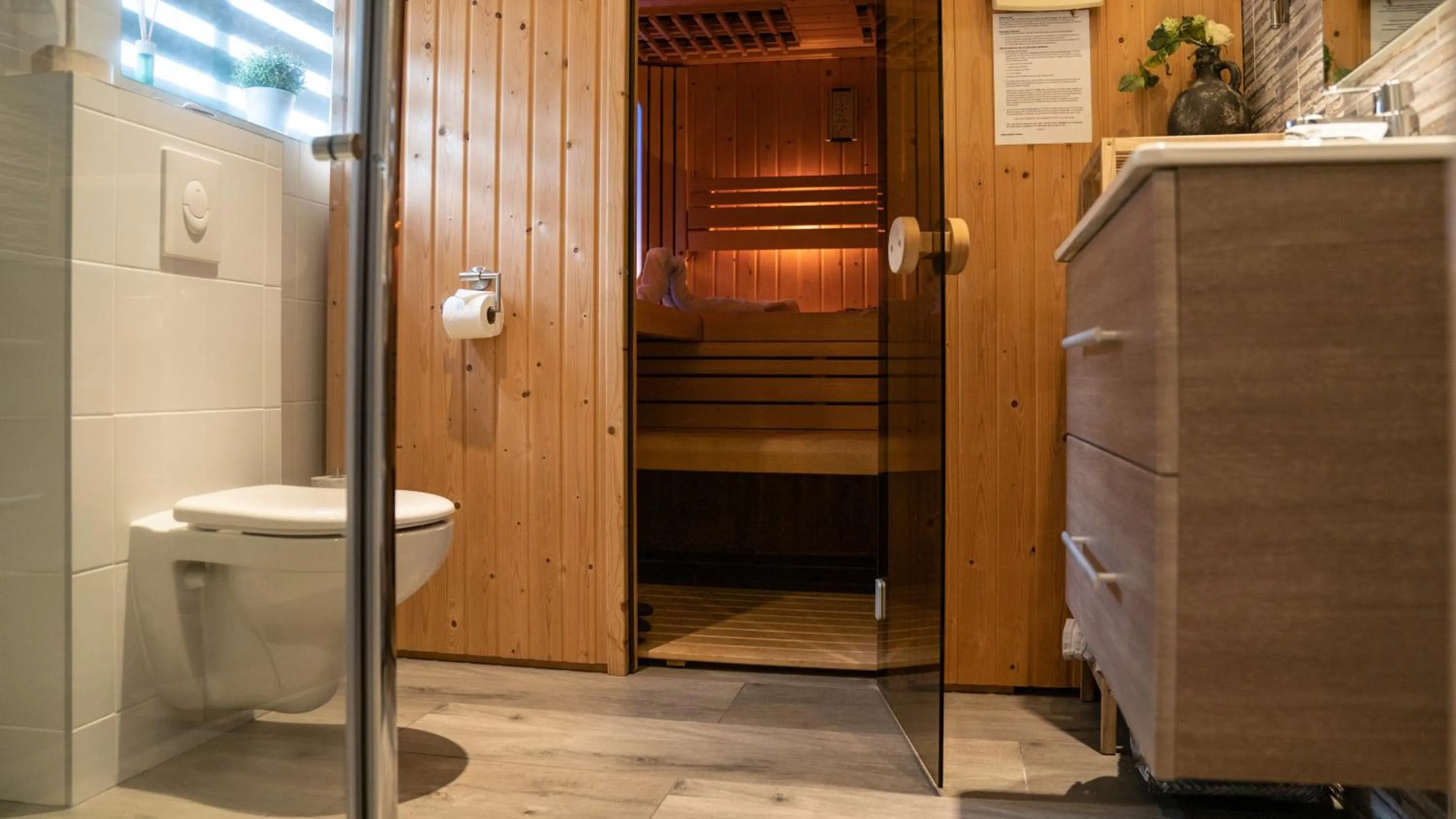 Sauna in B&B Hertenhoef, Fluitenberg (Hoogeveen)