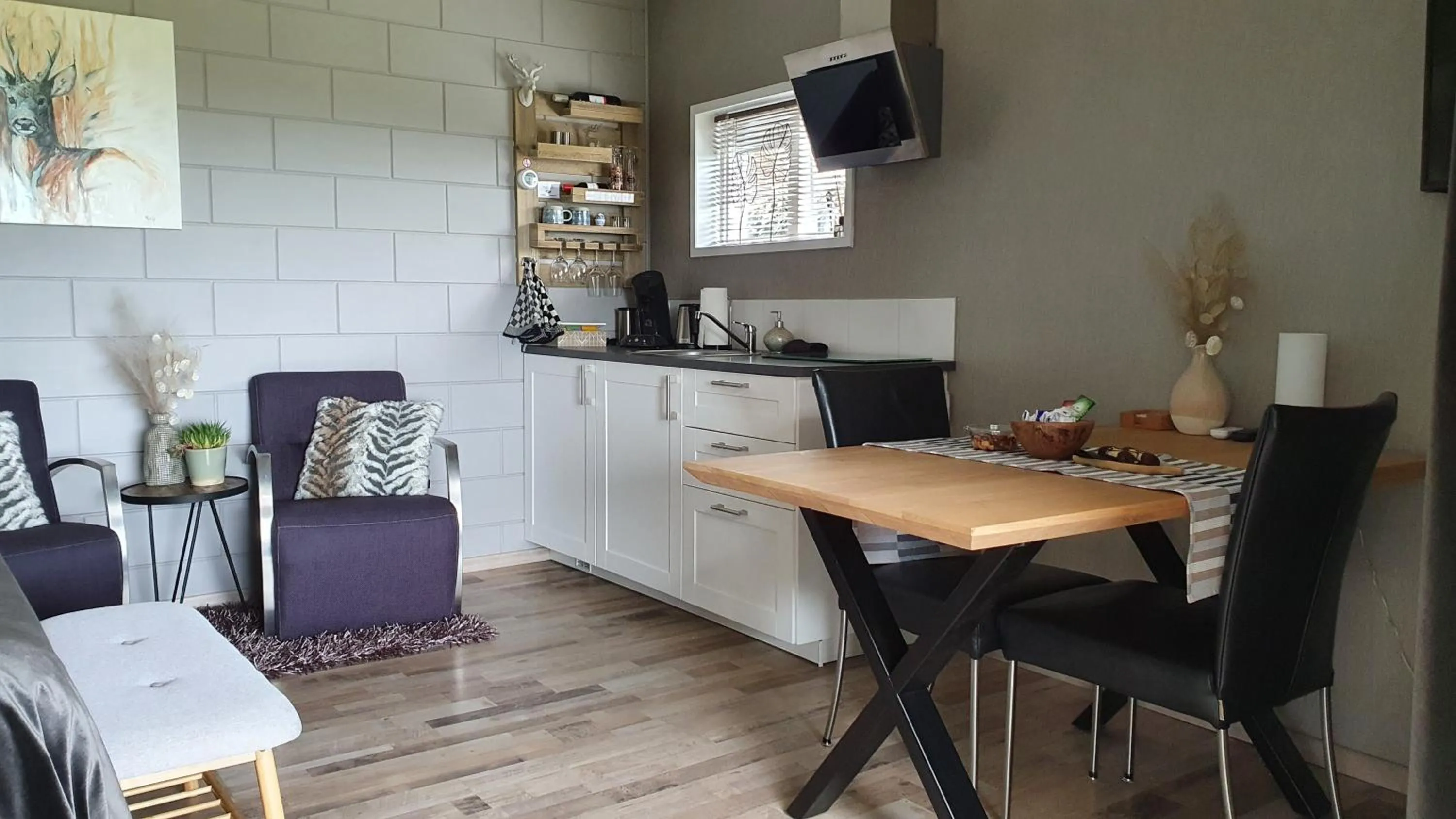 Kitchen or kitchenette in B&B Hertenhoef, Fluitenberg (Hoogeveen)