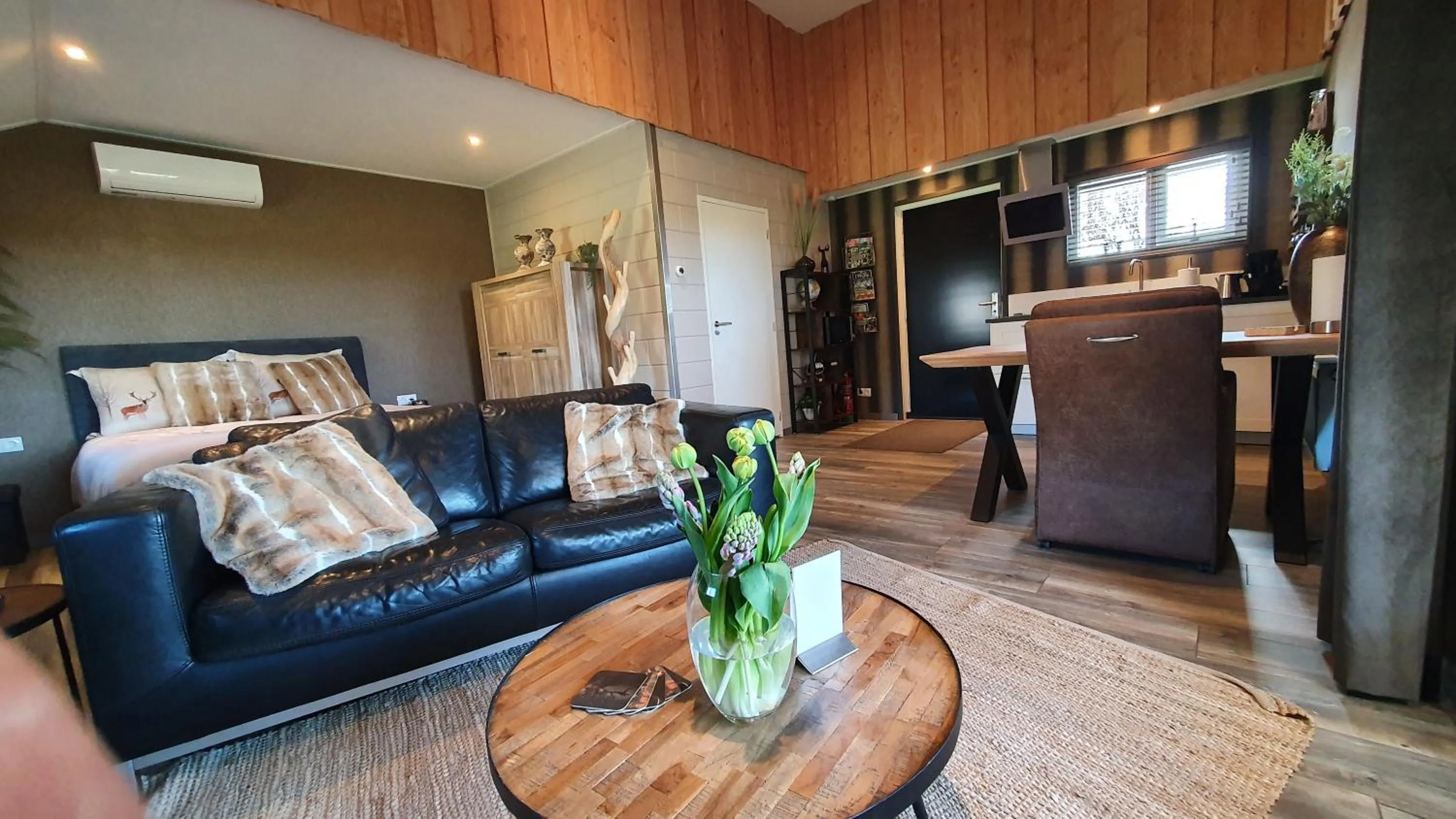 Living room in B&B Hertenhoef, Fluitenberg (Hoogeveen)