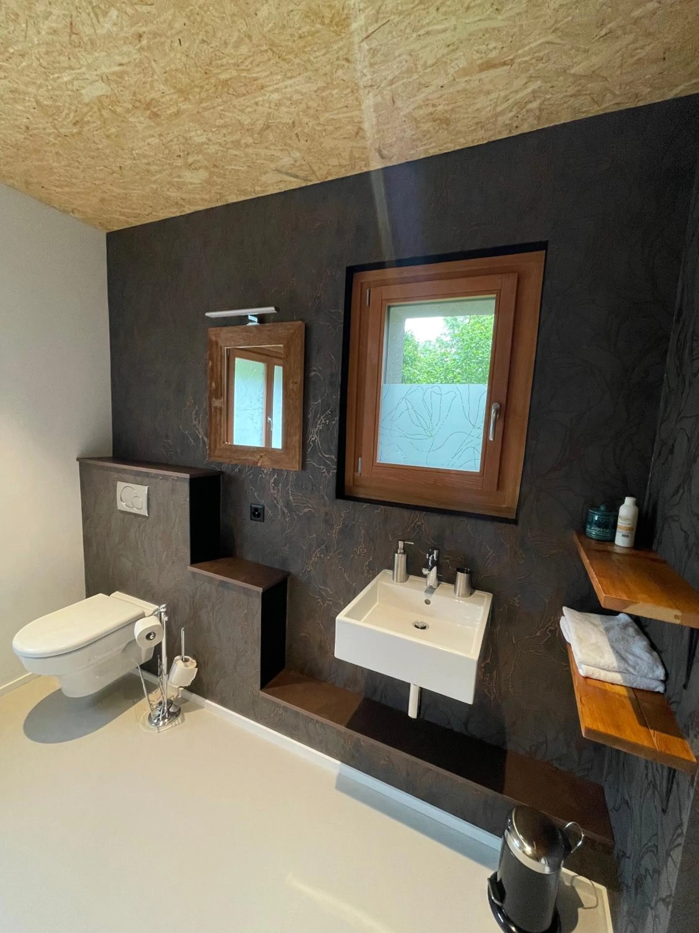 Toilet in B&B La Forge de Diogne - luxury and cosy alpine lodge