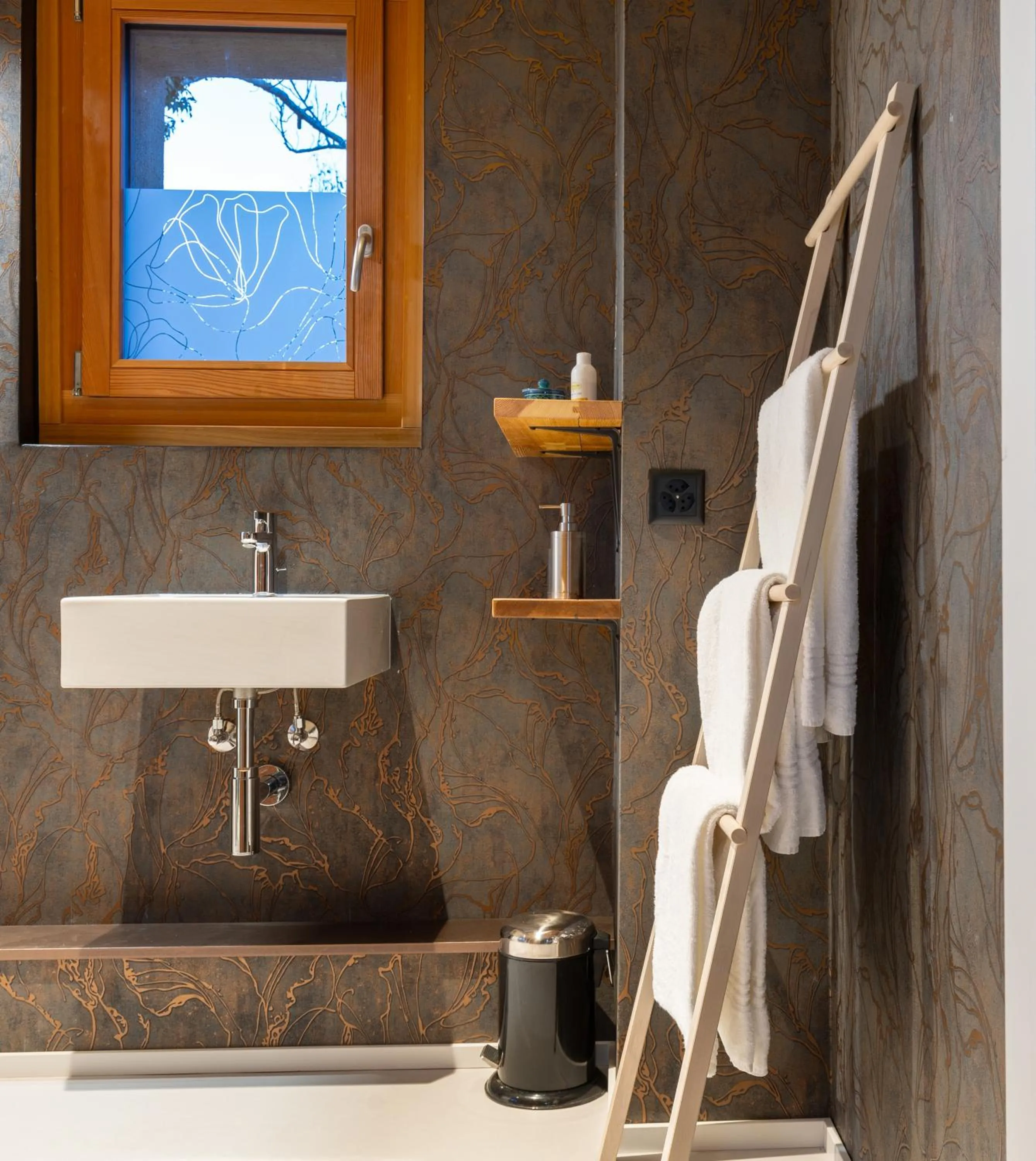 Bathroom in B&B La Forge de Diogne - luxury and cosy alpine lodge