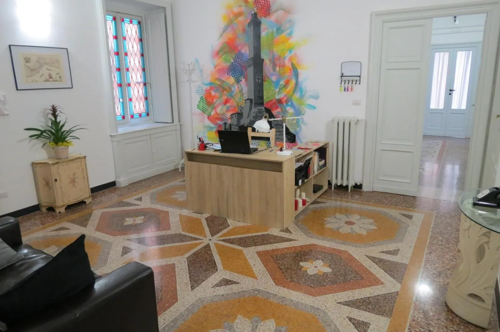 Lobby or reception in Leone X Genova Affittacamere
