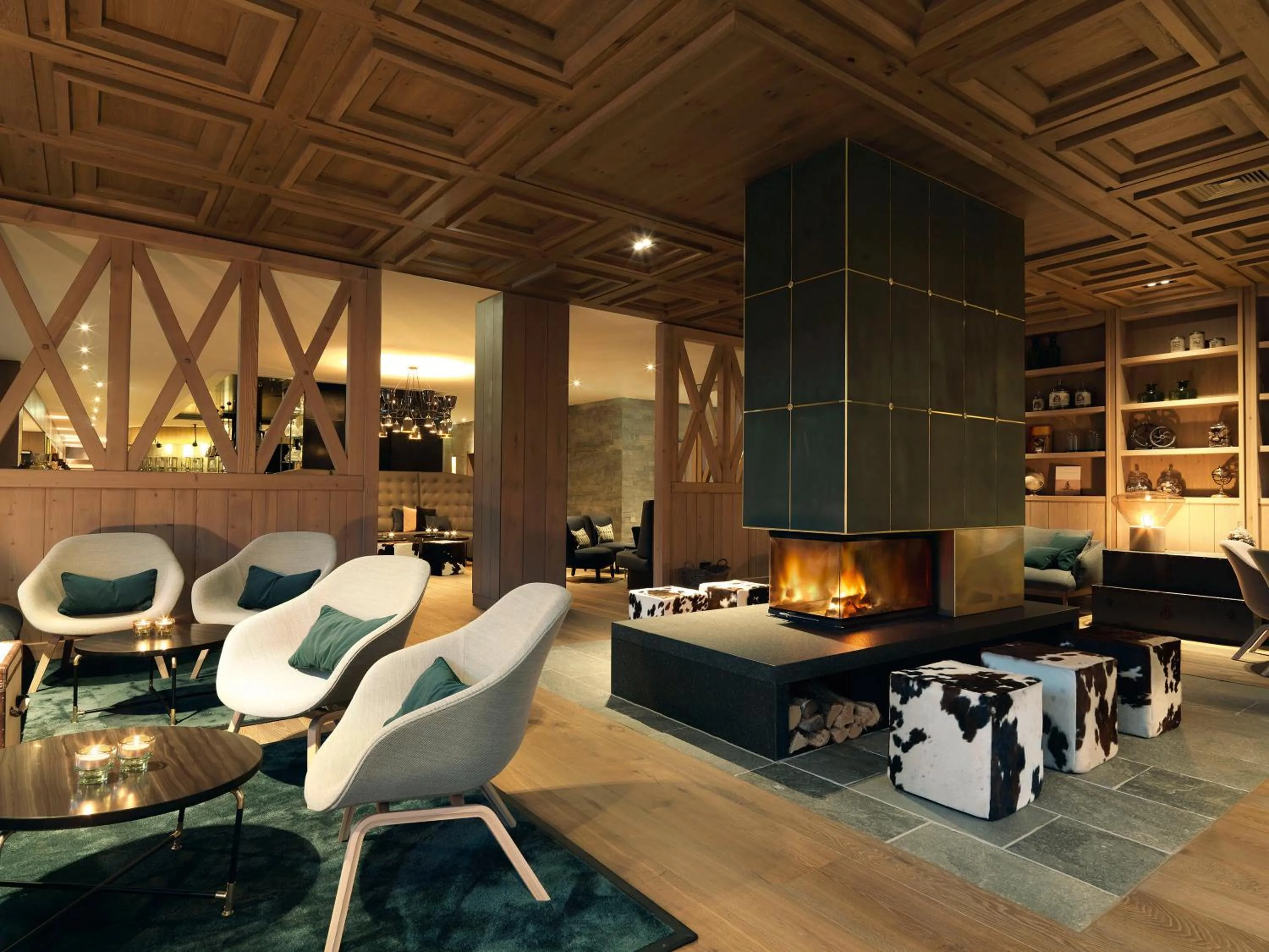 Lounge or bar in Löwen Hotel Montafon