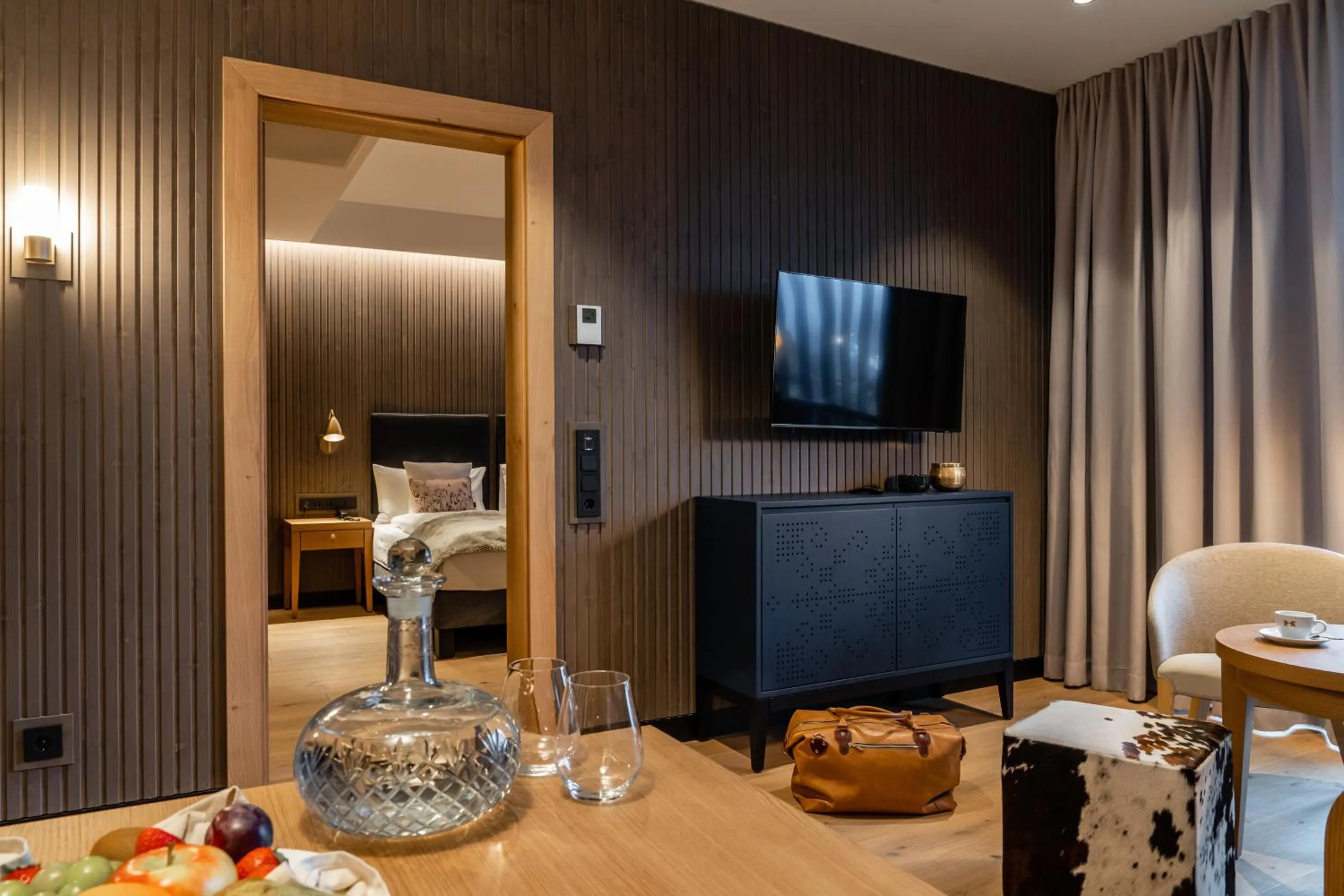 Living room in Löwen Hotel Montafon