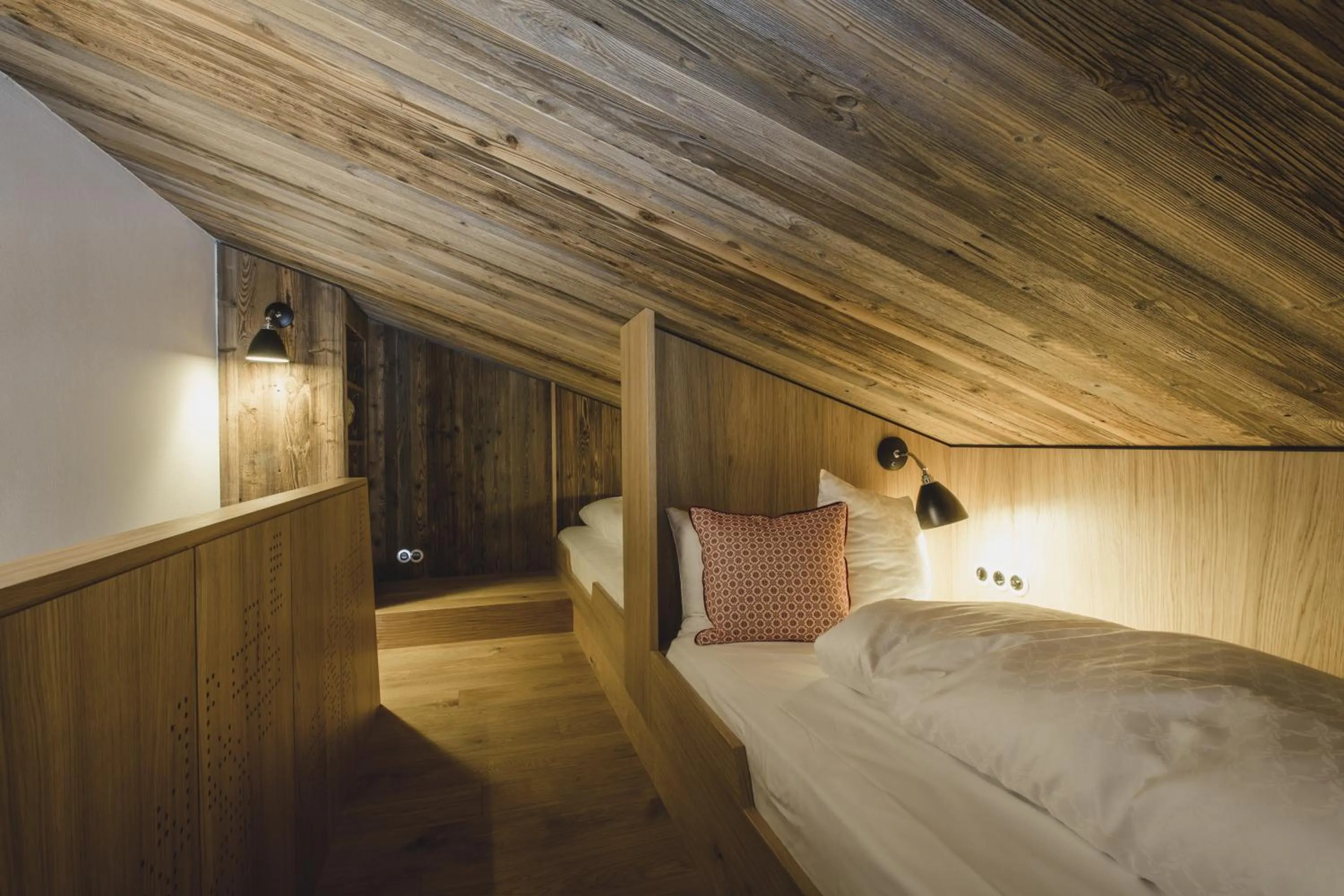 Photo of the whole room, Bed in Löwen Hotel Montafon